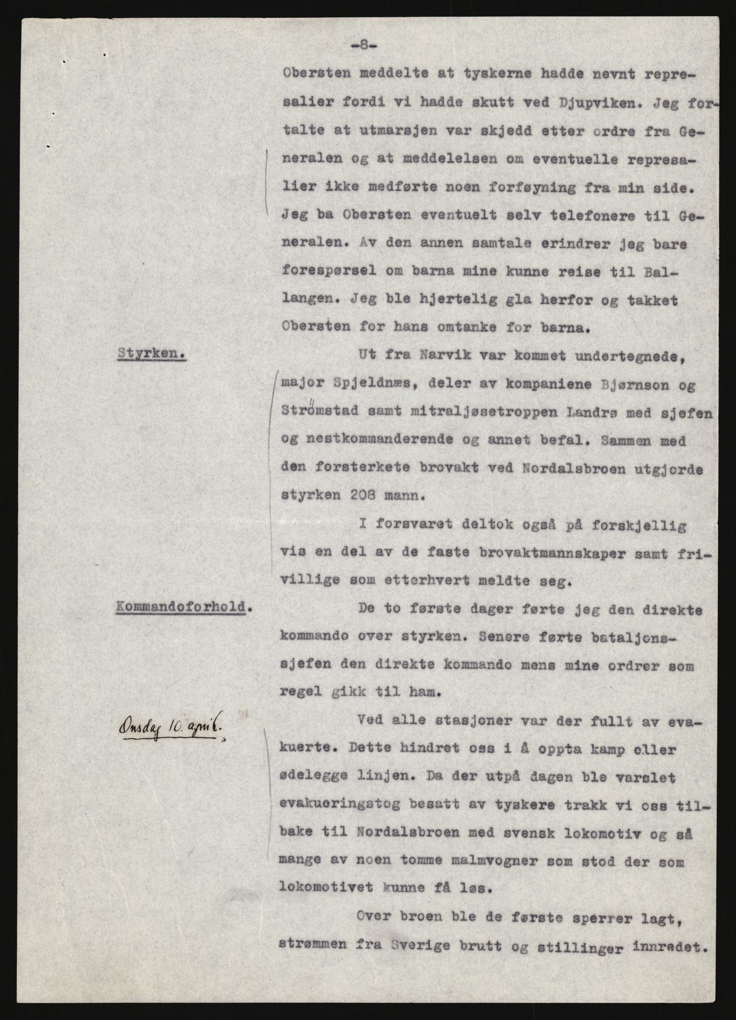 Forsvaret, Forsvarets krigshistoriske avdeling, AV/RA-RAFA-2017/Y/Yb/L0146: II-C-11-621  -  6. Divisjon, 1939-1940, p. 520