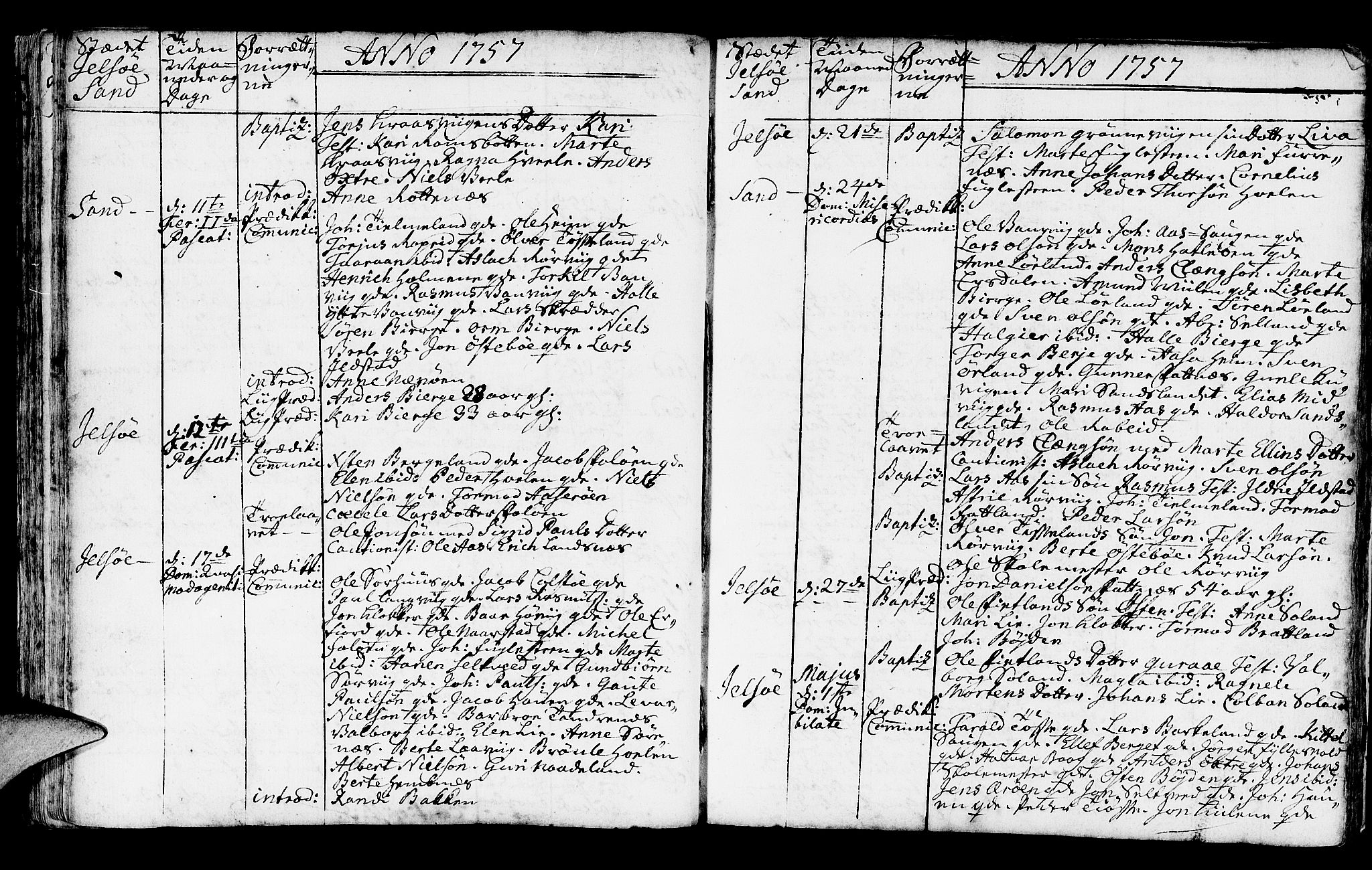 Jelsa sokneprestkontor, AV/SAST-A-101842/01/IV: Parish register (official) no. A 2, 1753-1767