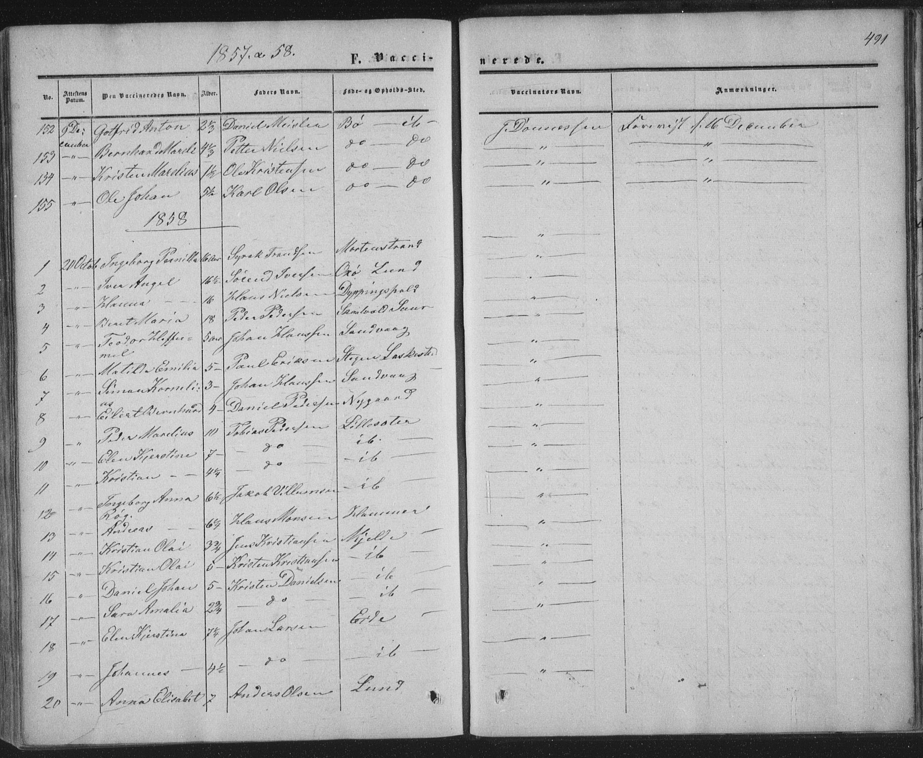 Ministerialprotokoller, klokkerbøker og fødselsregistre - Nordland, AV/SAT-A-1459/855/L0800: Parish register (official) no. 855A08, 1852-1864, p. 491