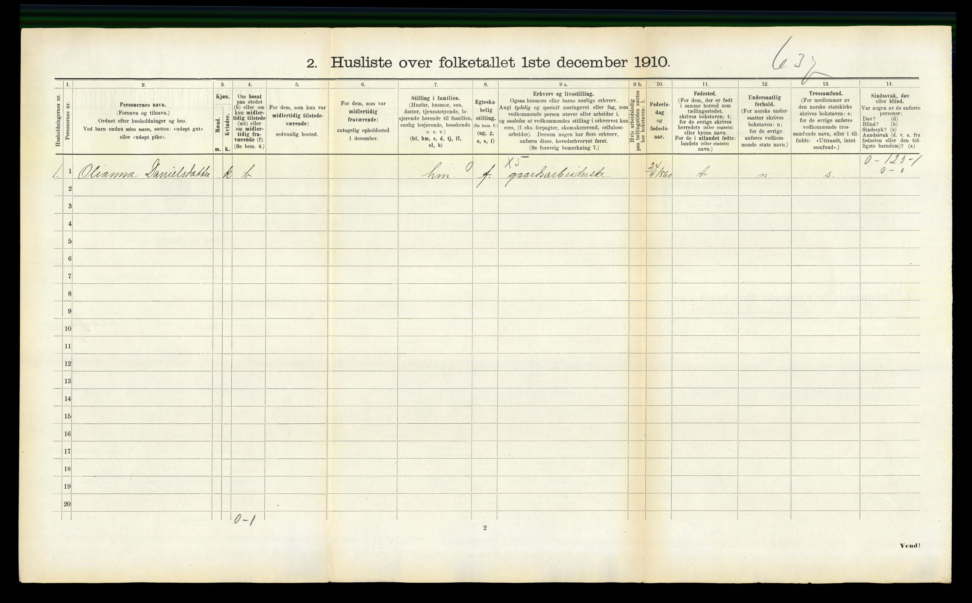 RA, 1910 census for Beitstad, 1910, p. 844