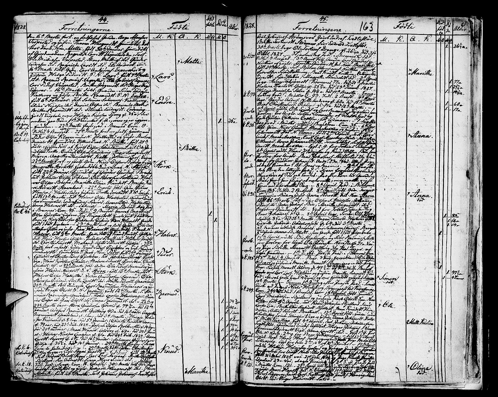Finnås sokneprestembete, SAB/A-99925/H/Ha/Haa/Haaa/L0004: Parish register (official) no. A 4, 1804-1830, p. 163