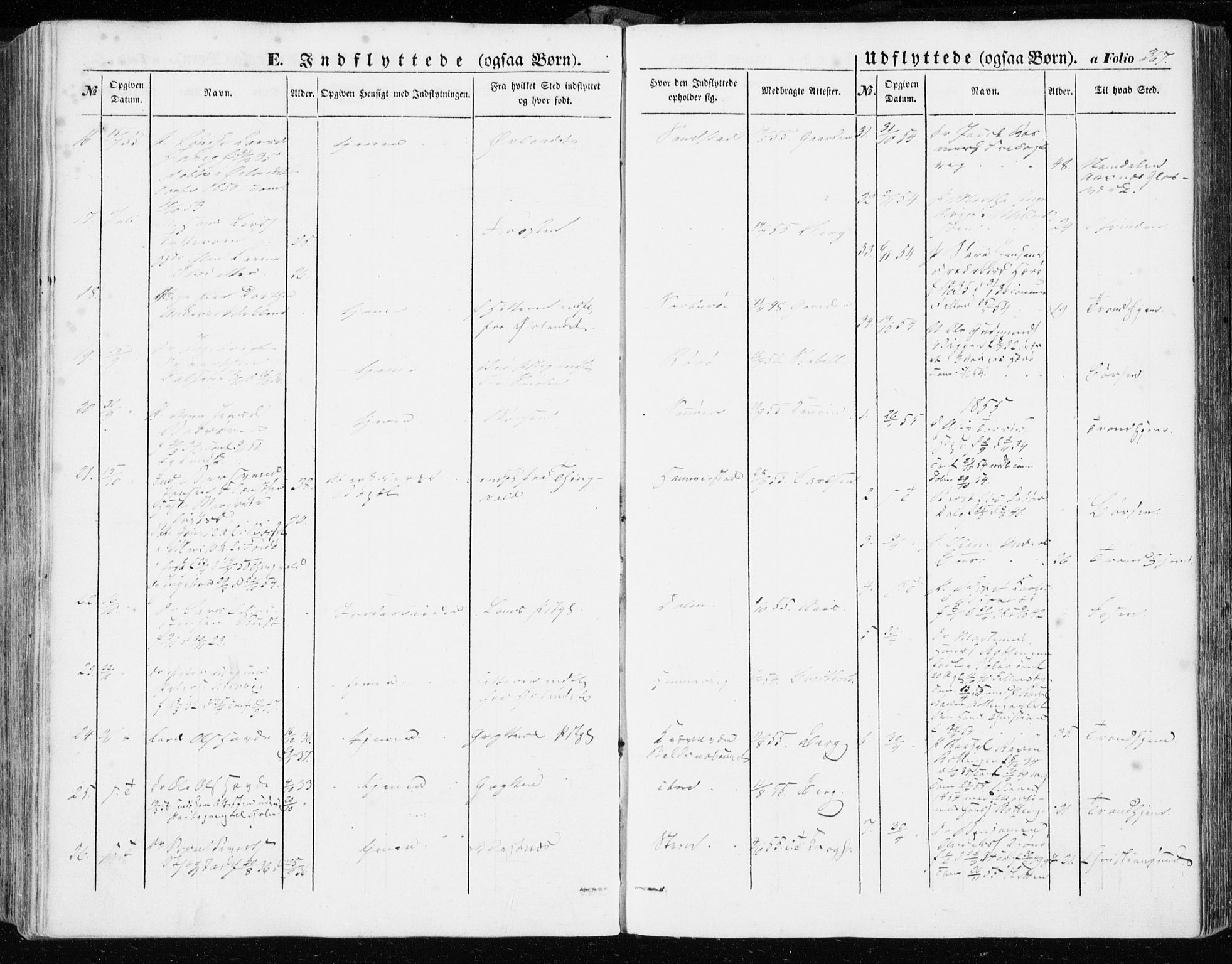 Ministerialprotokoller, klokkerbøker og fødselsregistre - Sør-Trøndelag, AV/SAT-A-1456/634/L0530: Parish register (official) no. 634A06, 1852-1860, p. 367