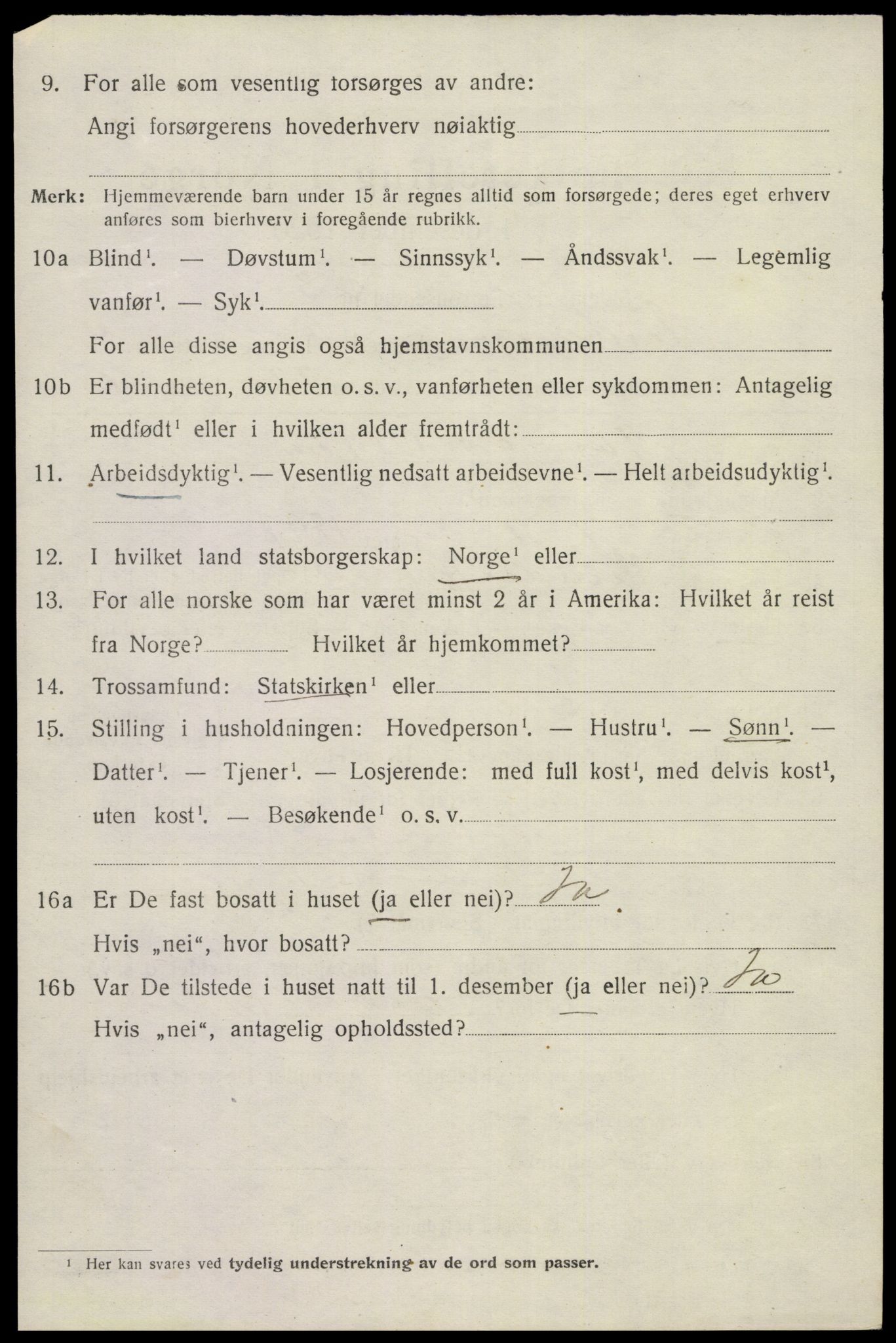 SAKO, 1920 census for Eidanger, 1920, p. 4091