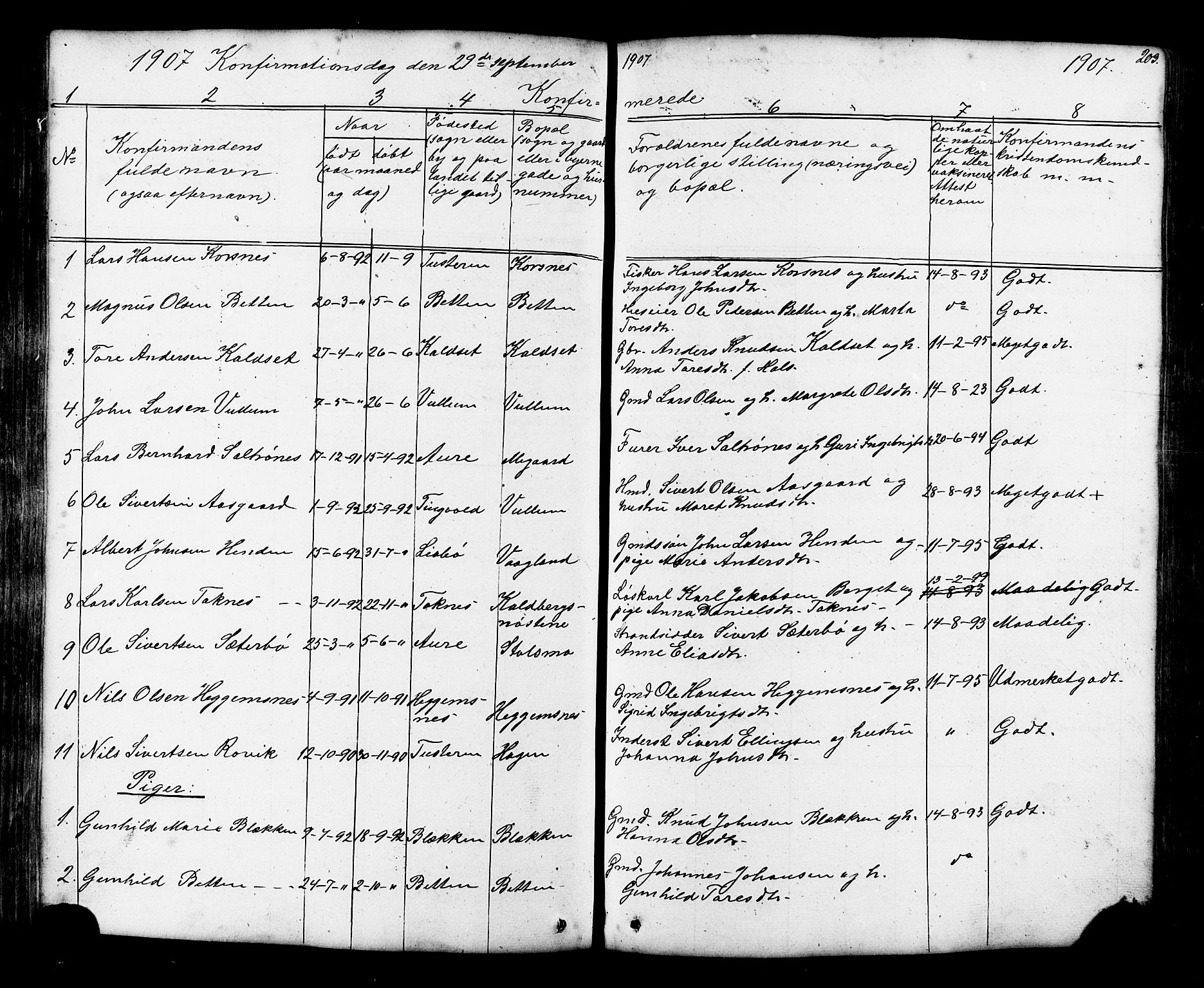 Ministerialprotokoller, klokkerbøker og fødselsregistre - Møre og Romsdal, SAT/A-1454/576/L0890: Parish register (copy) no. 576C01, 1837-1908, p. 203