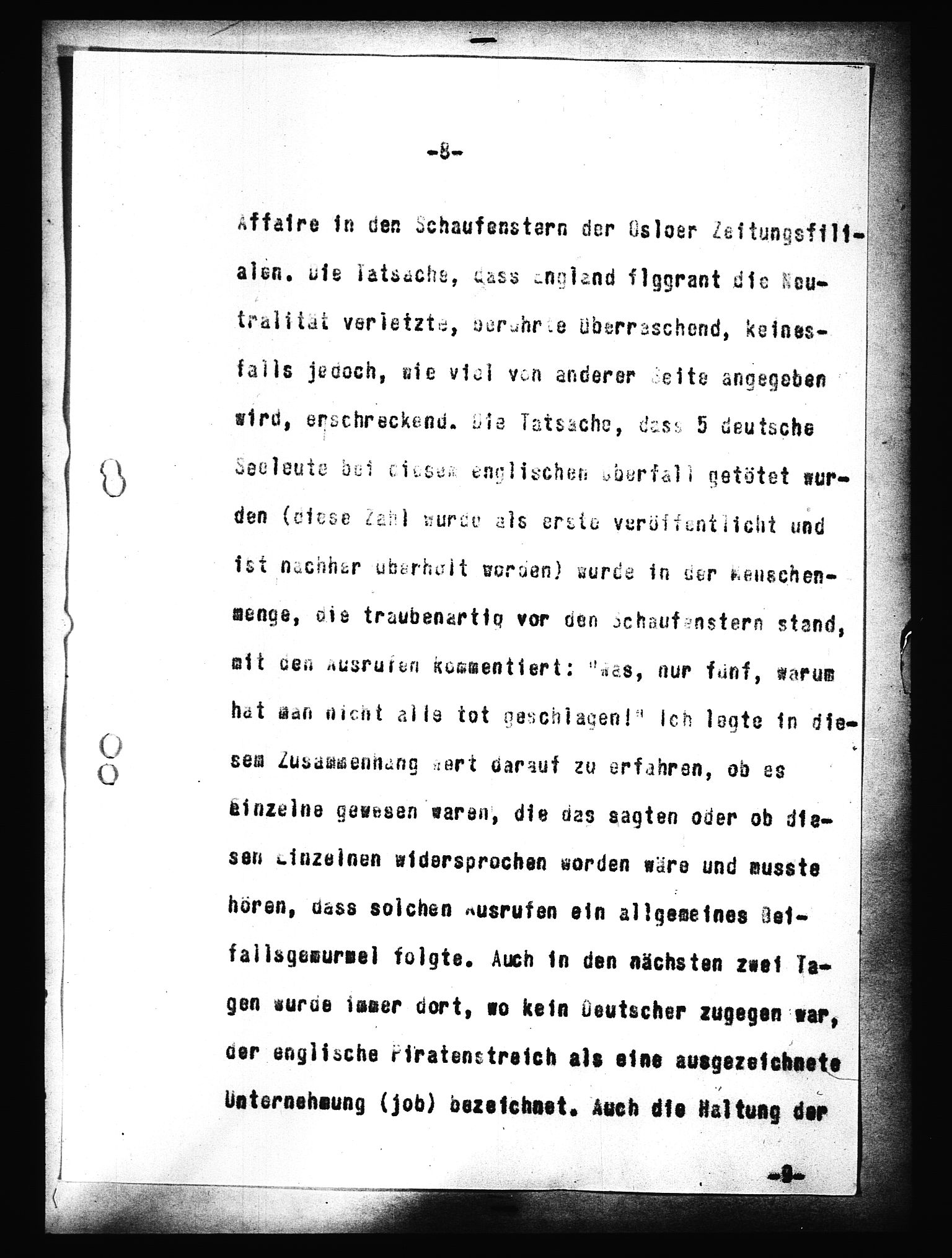 Documents Section, AV/RA-RAFA-2200/V/L0091: Amerikansk mikrofilm "Captured German Documents".
Box No. 953.  FKA jnr. 59/1955., 1935-1942, p. 527