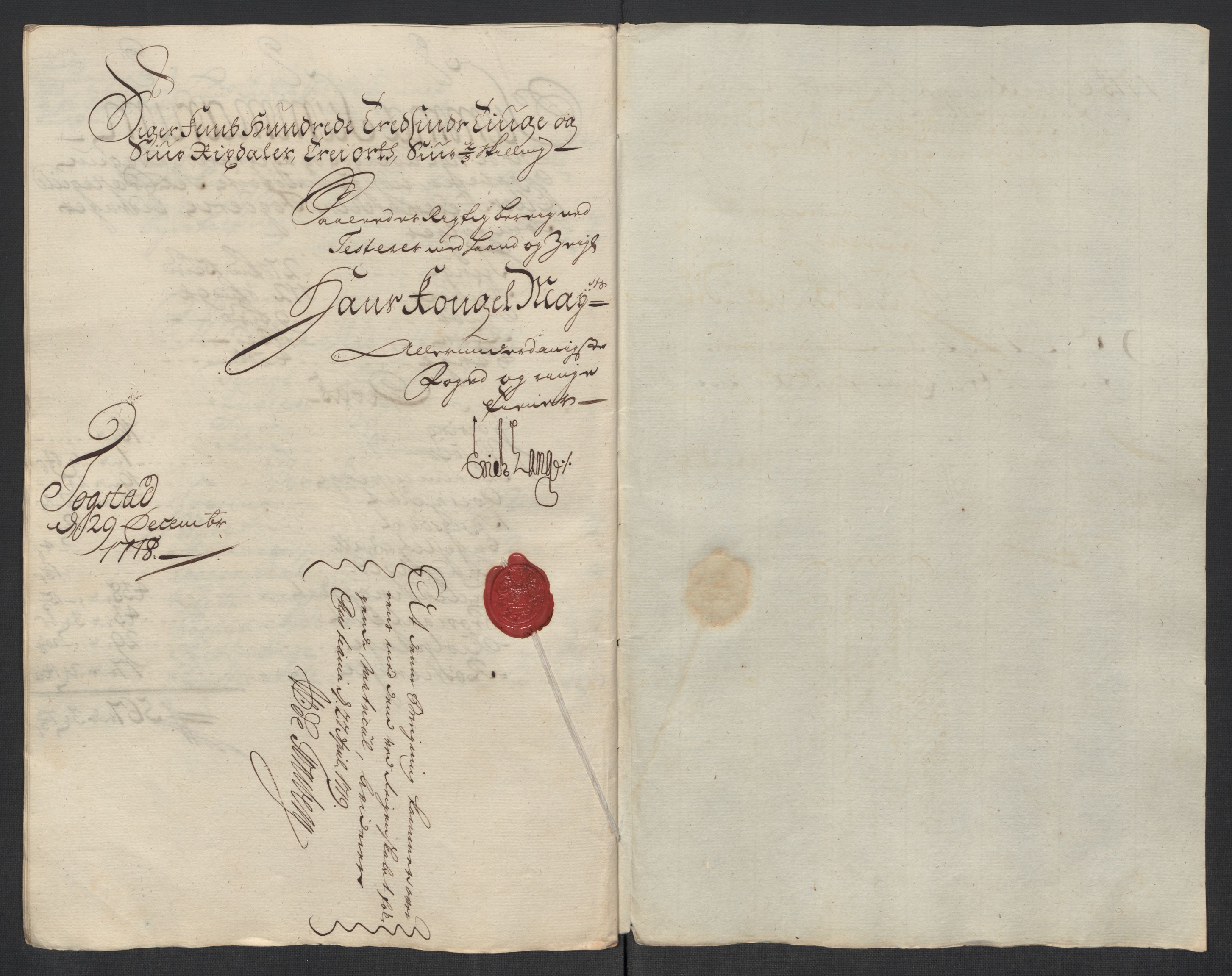 Rentekammeret inntil 1814, Reviderte regnskaper, Fogderegnskap, AV/RA-EA-4092/R16/L1057: Fogderegnskap Hedmark, 1718, p. 277