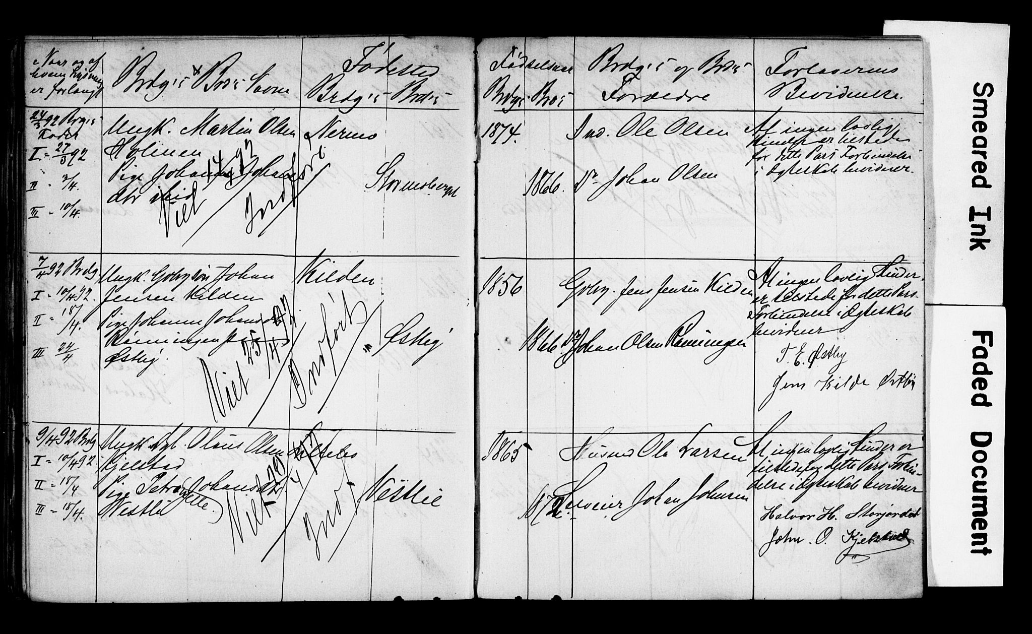 Trysil prestekontor, AV/SAH-PREST-046/I/Ie: Banns register no. 1, 1882-1899