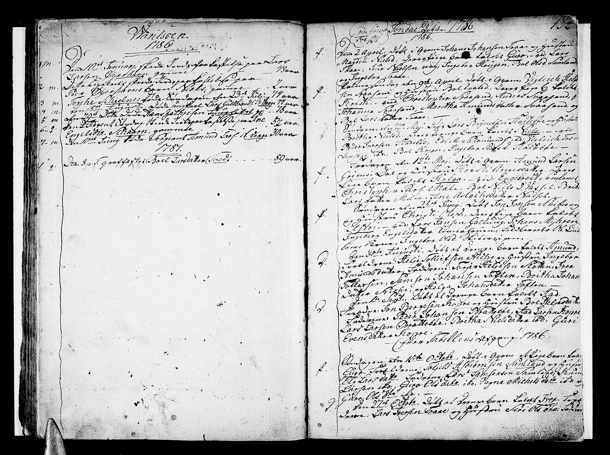 Strandebarm sokneprestembete, AV/SAB-A-78401/H/Haa: Parish register (official) no. A 3 /3, 1751-1787, p. 134