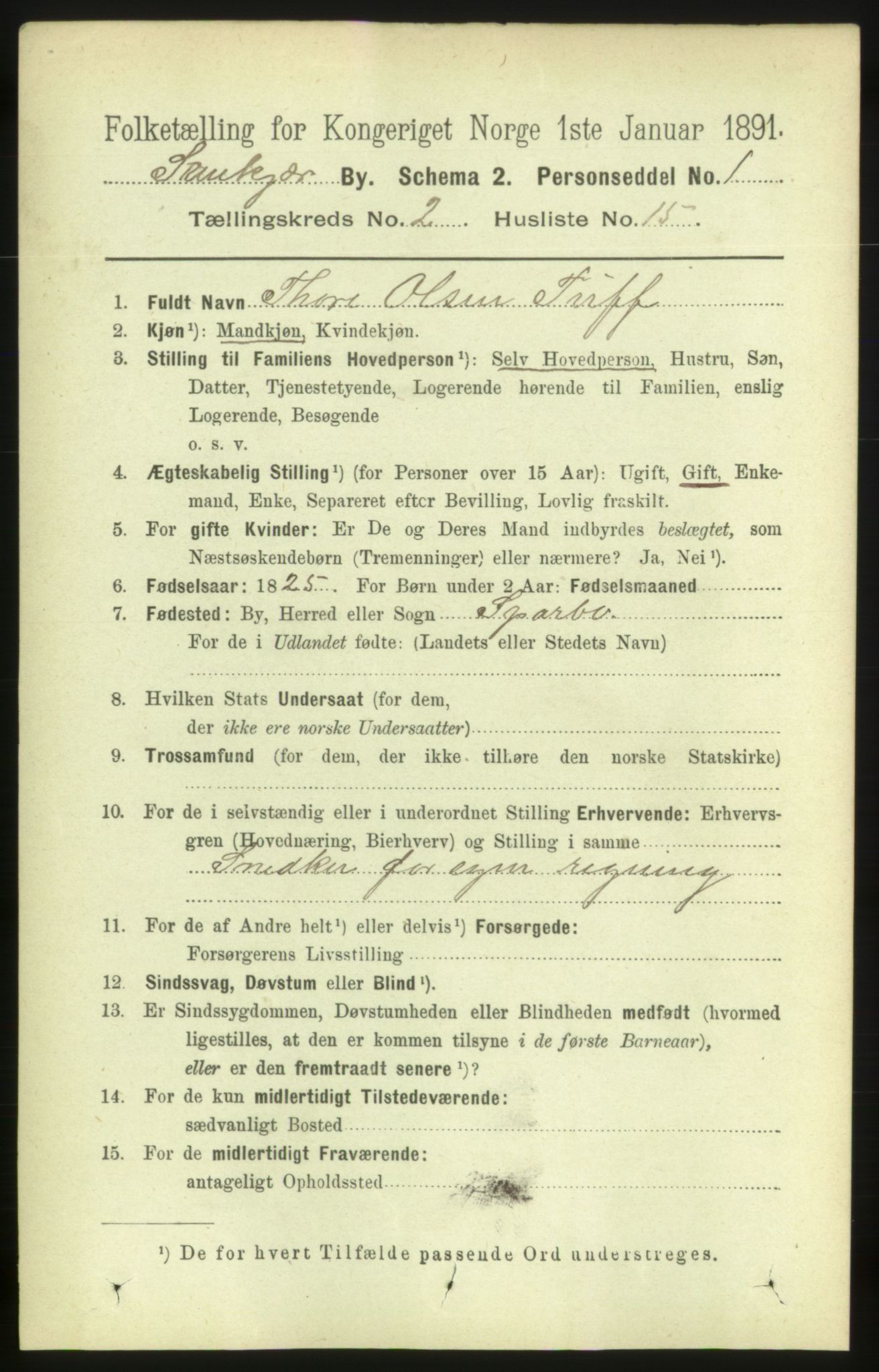 RA, 1891 census for 1702 Steinkjer, 1891, p. 448