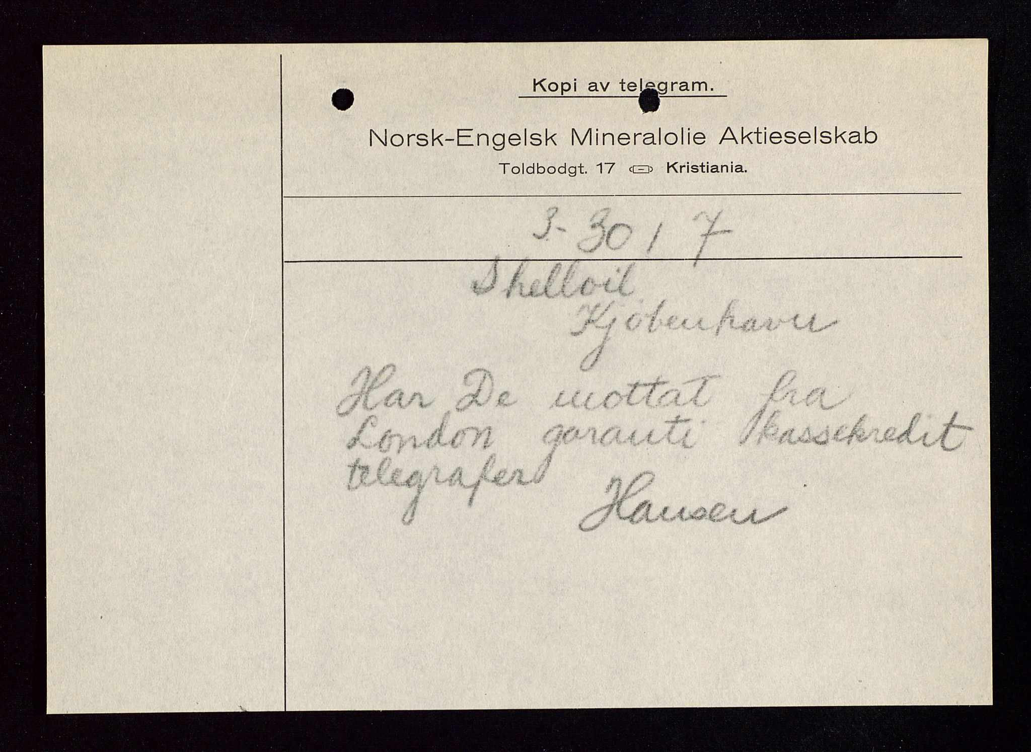 Pa 1521 - A/S Norske Shell, AV/SAST-A-101915/E/Ea/Eaa/L0002: Sjefskorrespondanse, 1917-1918, p. 351