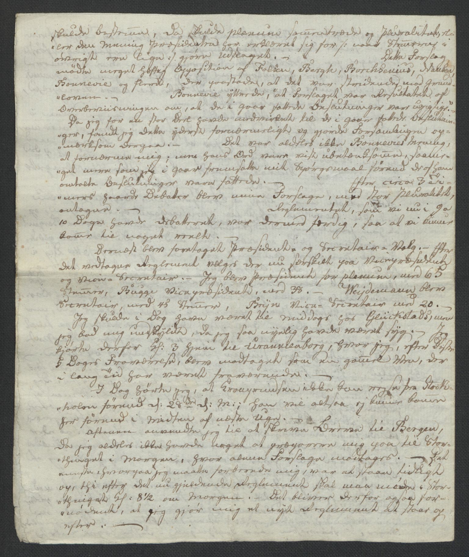 Christie, Wilhelm Frimann Koren, AV/RA-PA-0014/F/L0005: Christies dokumenter fra Stortinget, 1815-1816, p. 50