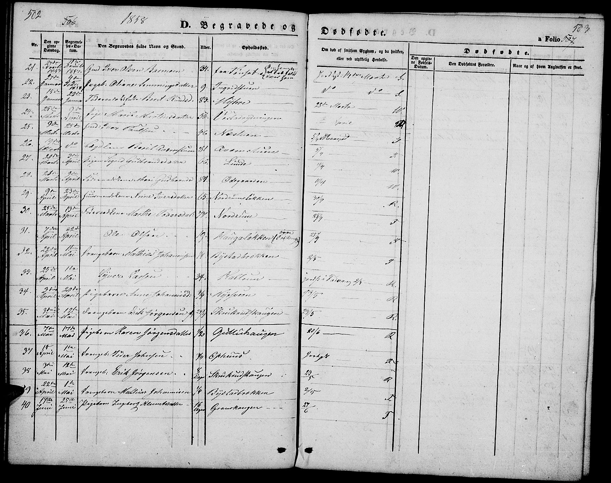 Ringebu prestekontor, SAH/PREST-082/H/Ha/Hab/L0003: Parish register (copy) no. 3, 1854-1866, p. 502-503