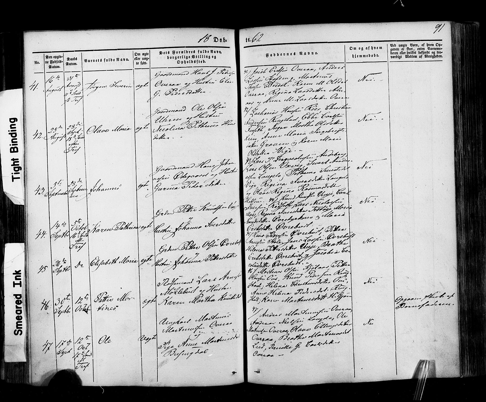 Ministerialprotokoller, klokkerbøker og fødselsregistre - Møre og Romsdal, AV/SAT-A-1454/520/L0275: Parish register (official) no. 520A05, 1844-1881, p. 91