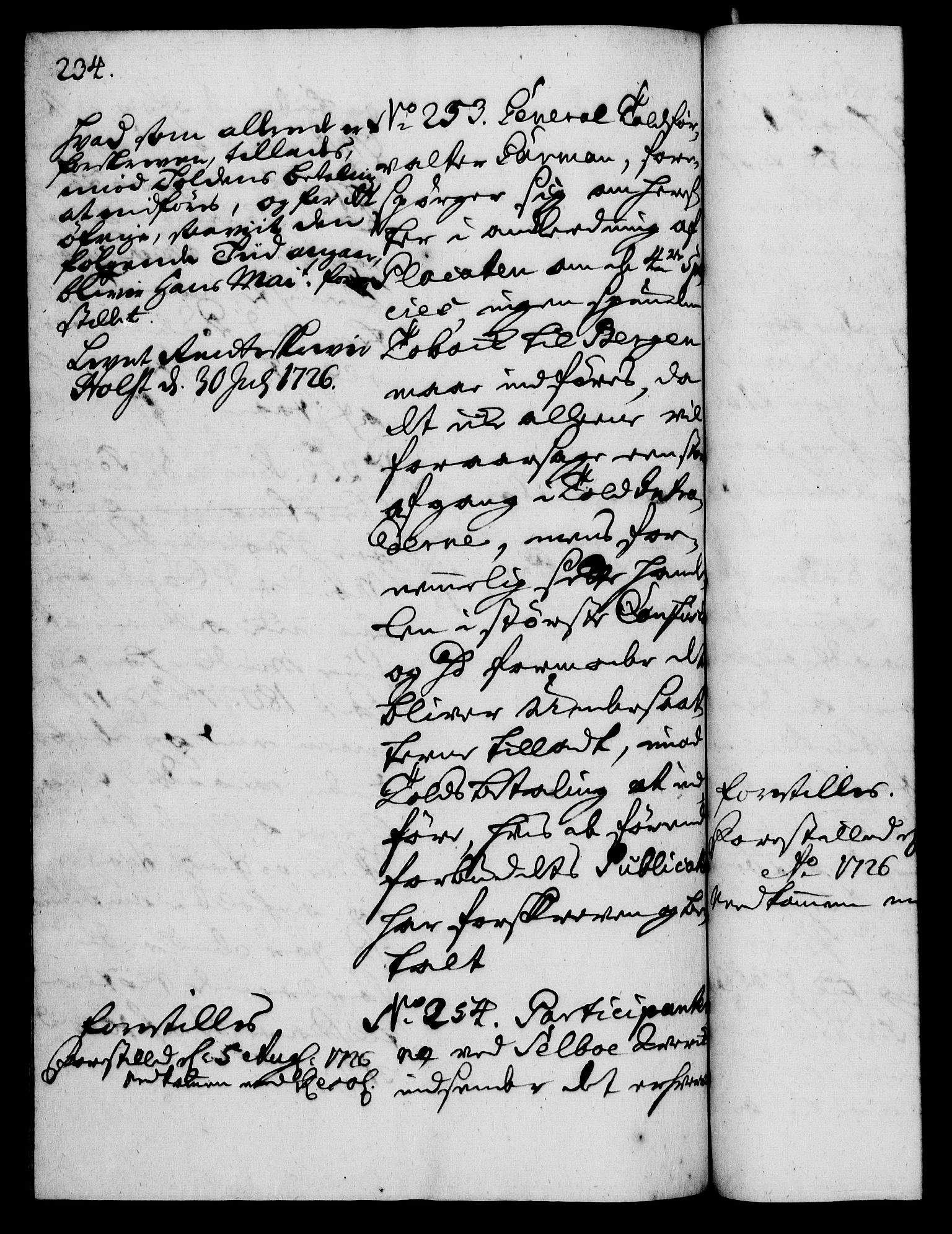 Rentekammeret, Kammerkanselliet, AV/RA-EA-3111/G/Gh/Gha/L0008: Norsk ekstraktmemorialprotokoll (merket RK 53.53), 1725-1726, p. 234