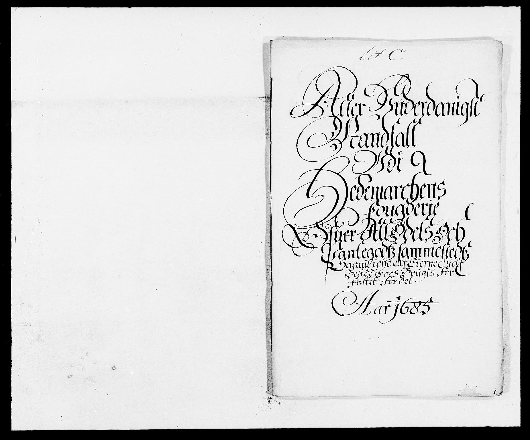 Rentekammeret inntil 1814, Reviderte regnskaper, Fogderegnskap, RA/EA-4092/R16/L1026: Fogderegnskap Hedmark, 1685, p. 73