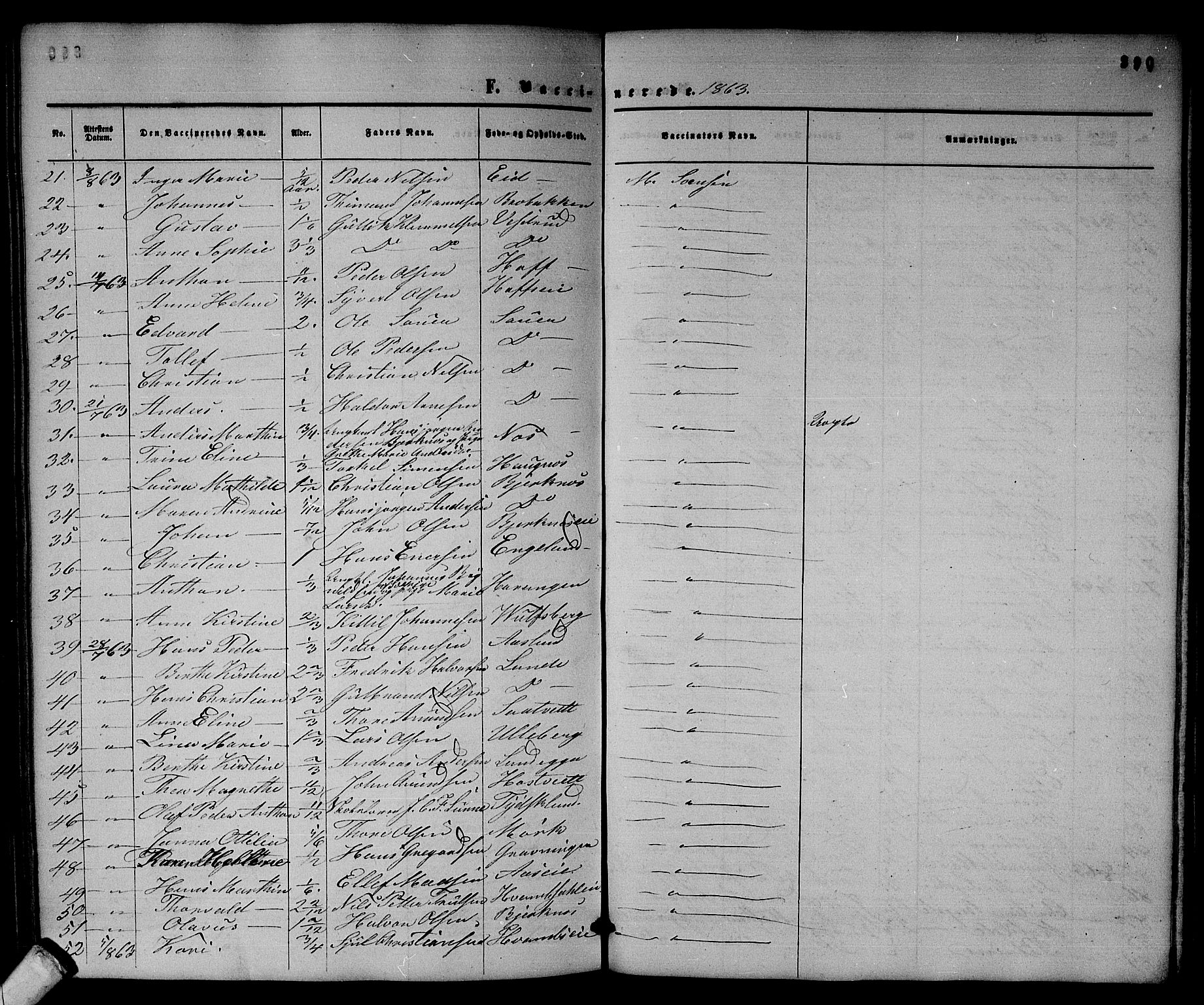 Sandsvær kirkebøker, AV/SAKO-A-244/G/Ga/L0005: Parish register (copy) no. I 5, 1857-1873, p. 390