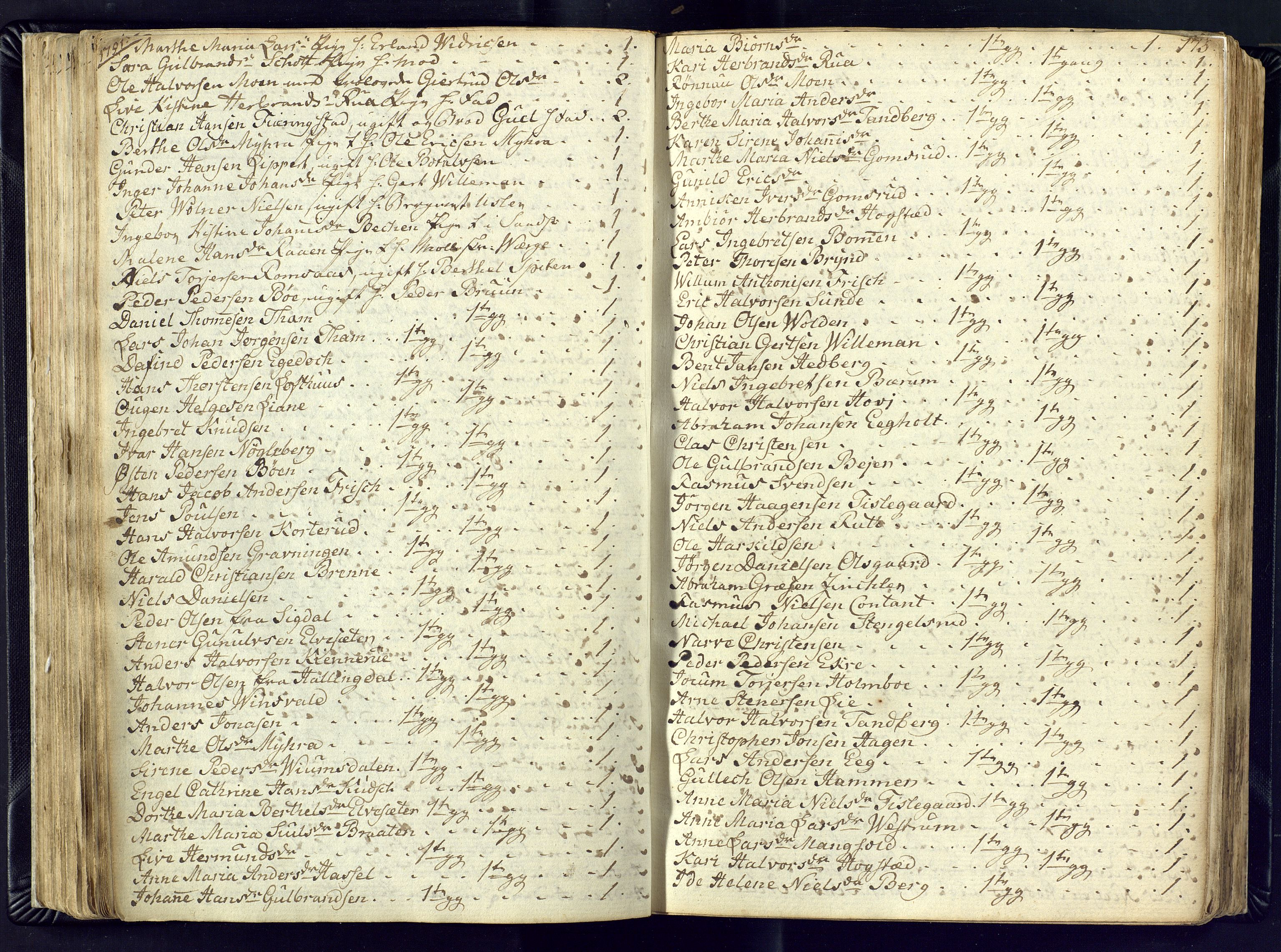 Kongsberg kirkebøker, AV/SAKO-A-22/M/Ma/L0011: Communicants register no. 11, 1788-1795, p. 175