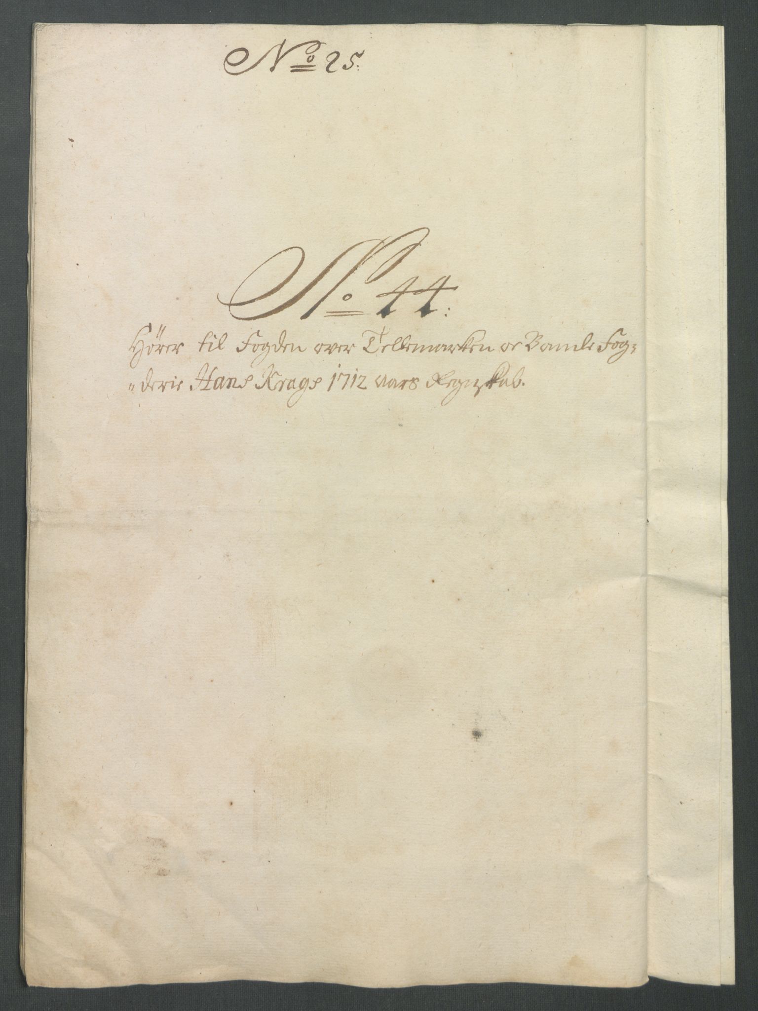 Rentekammeret inntil 1814, Reviderte regnskaper, Fogderegnskap, AV/RA-EA-4092/R36/L2123: Fogderegnskap Øvre og Nedre Telemark og Bamble, 1712, p. 354