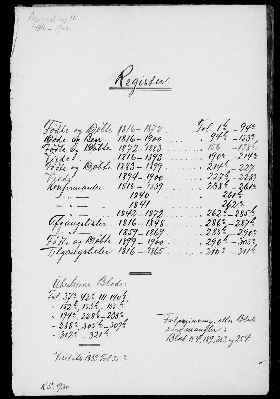 Lyngdal sokneprestkontor, AV/SAK-1111-0029/F/Fb/Fbb/L0001: Parish register (copy) no. B 1, 1816-1900