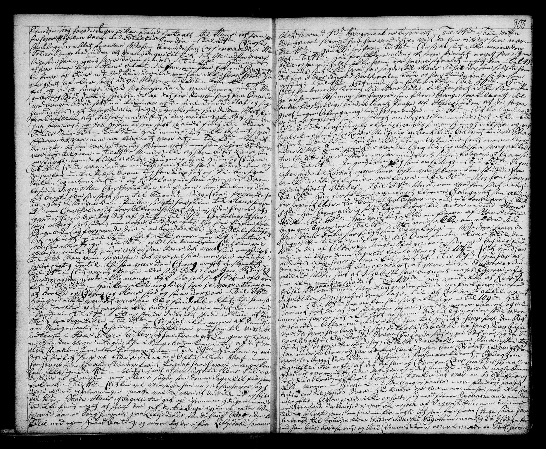 Ytre Sogn tingrett, AV/SAB-A-2601/1/F/Fa/L0045b: Tingbok (justisprotokoll), 1806-1810, p. 299b-300a
