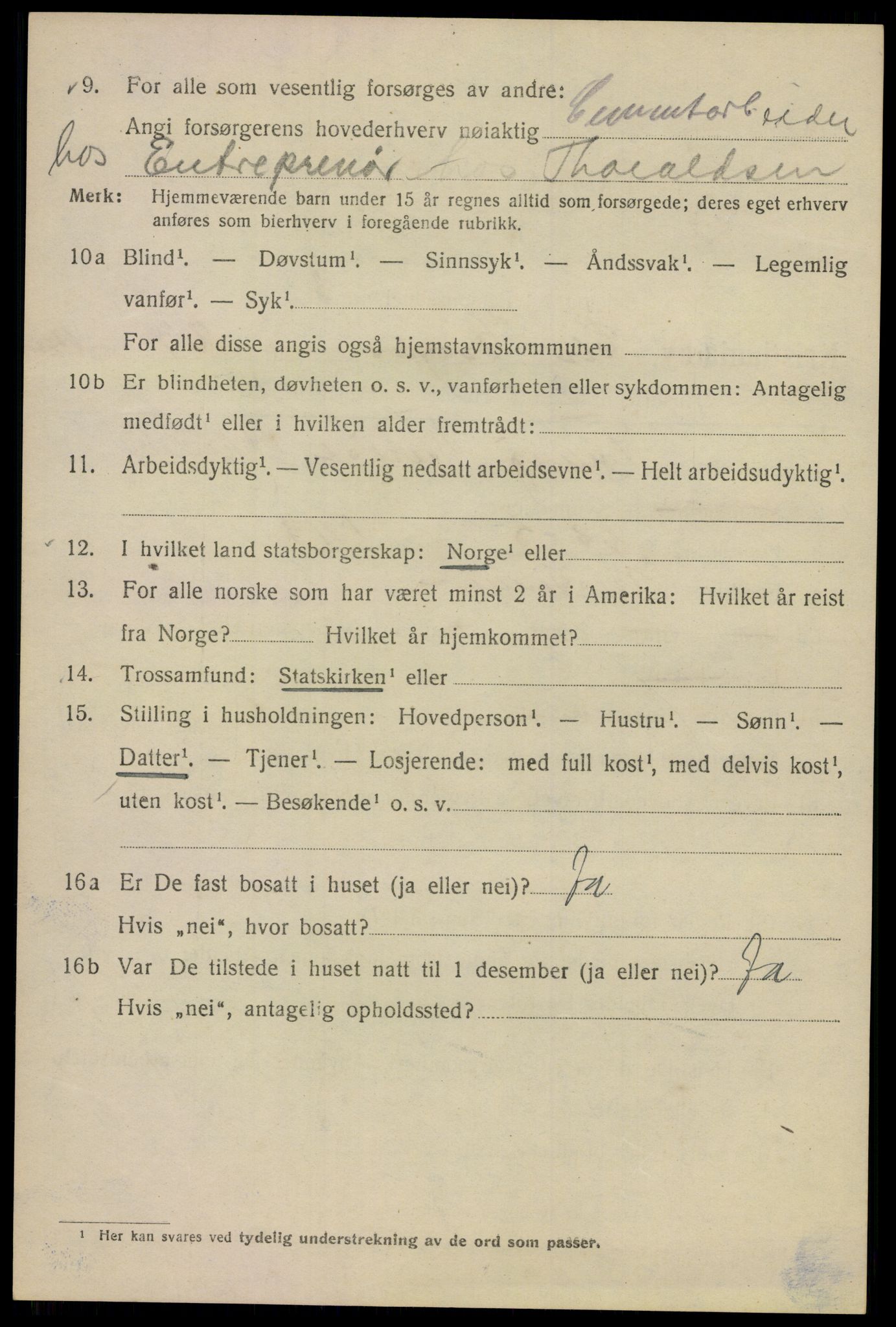 SAO, 1920 census for Kristiania, 1920, p. 184012