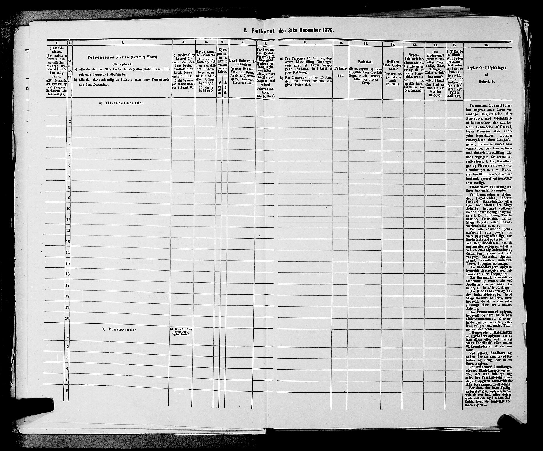 SAKO, 1875 census for 0818P Solum, 1875, p. 1001