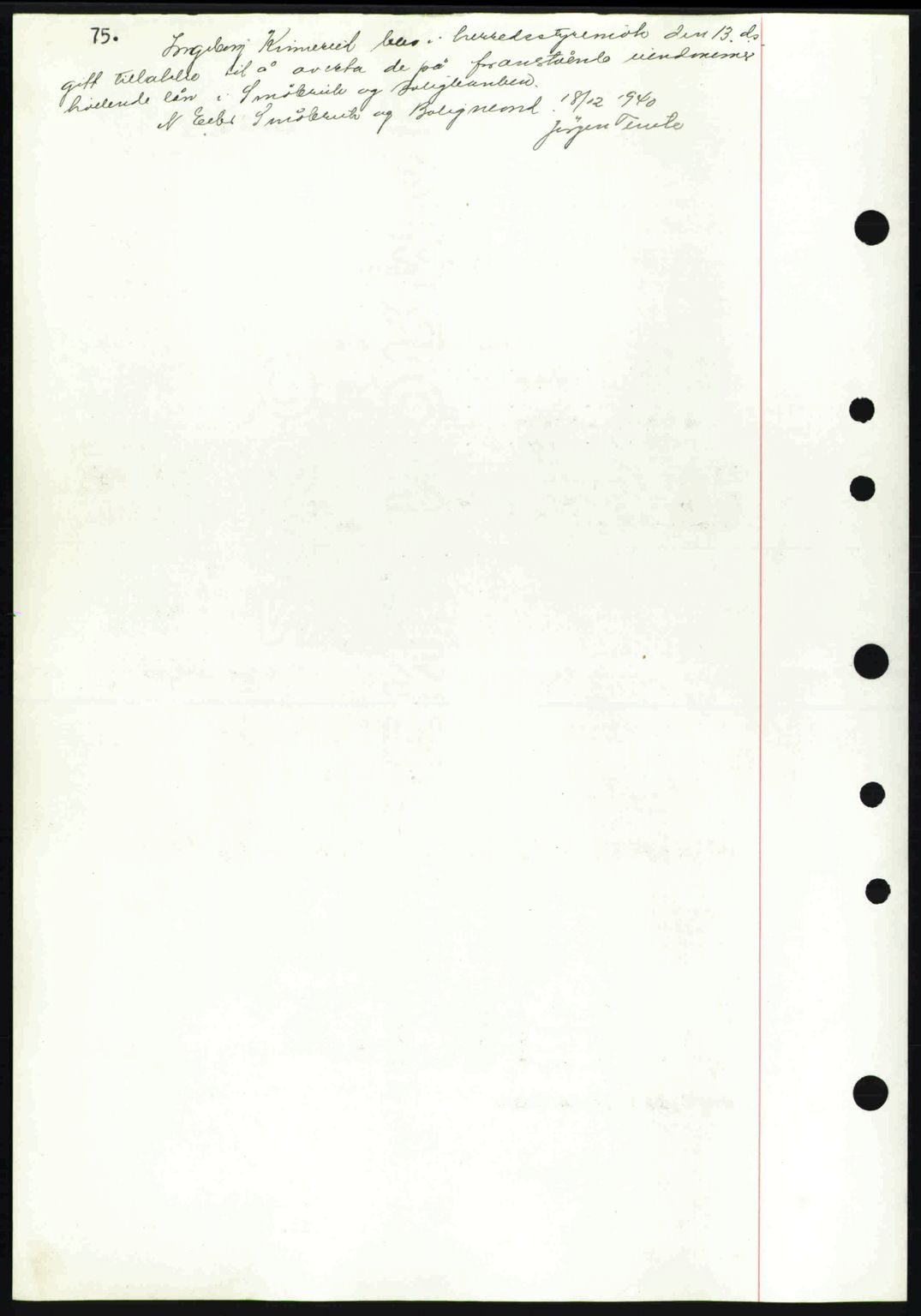 Eiker, Modum og Sigdal sorenskriveri, SAKO/A-123/G/Ga/Gab/L0043: Mortgage book no. A13, 1940-1941, Diary no: : 54/1941