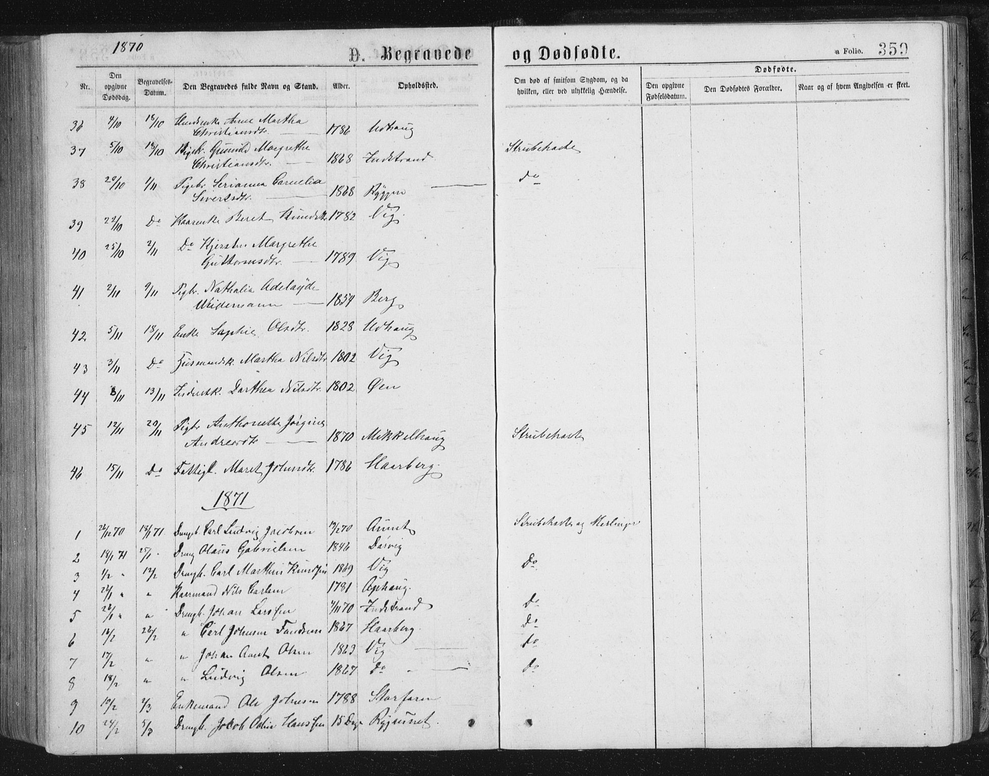 Ministerialprotokoller, klokkerbøker og fødselsregistre - Sør-Trøndelag, SAT/A-1456/659/L0745: Parish register (copy) no. 659C02, 1869-1892, p. 359