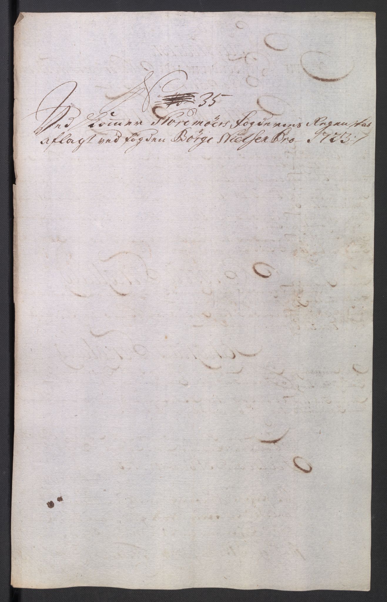 Rentekammeret inntil 1814, Reviderte regnskaper, Fogderegnskap, RA/EA-4092/R56/L3756: Fogderegnskap Nordmøre, 1723, p. 245