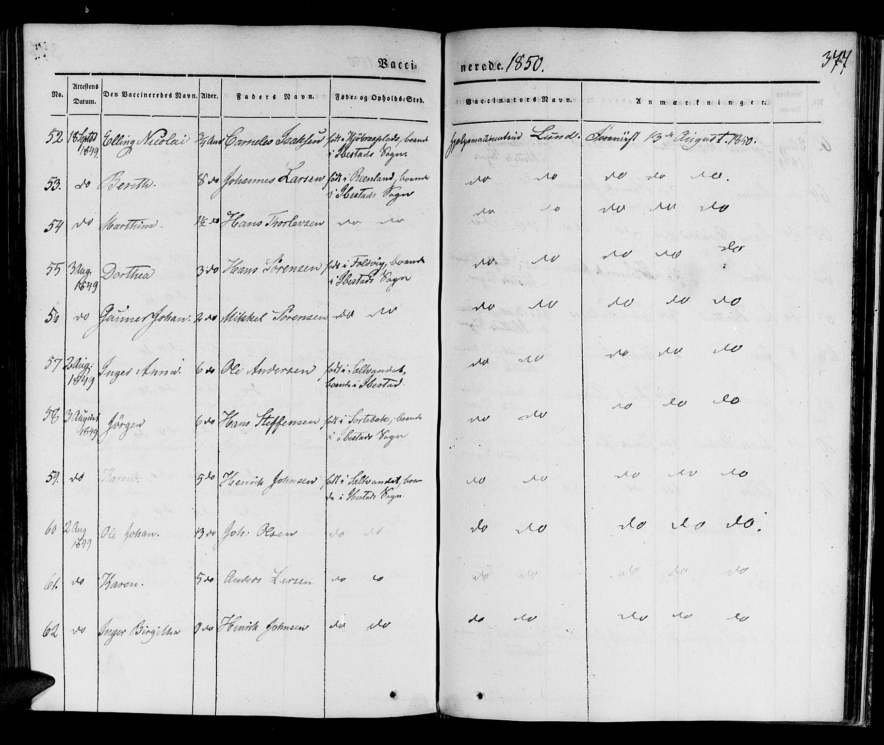 Ibestad sokneprestembete, AV/SATØ-S-0077/H/Ha/Haa/L0006kirke: Parish register (official) no. 6, 1837-1850, p. 377