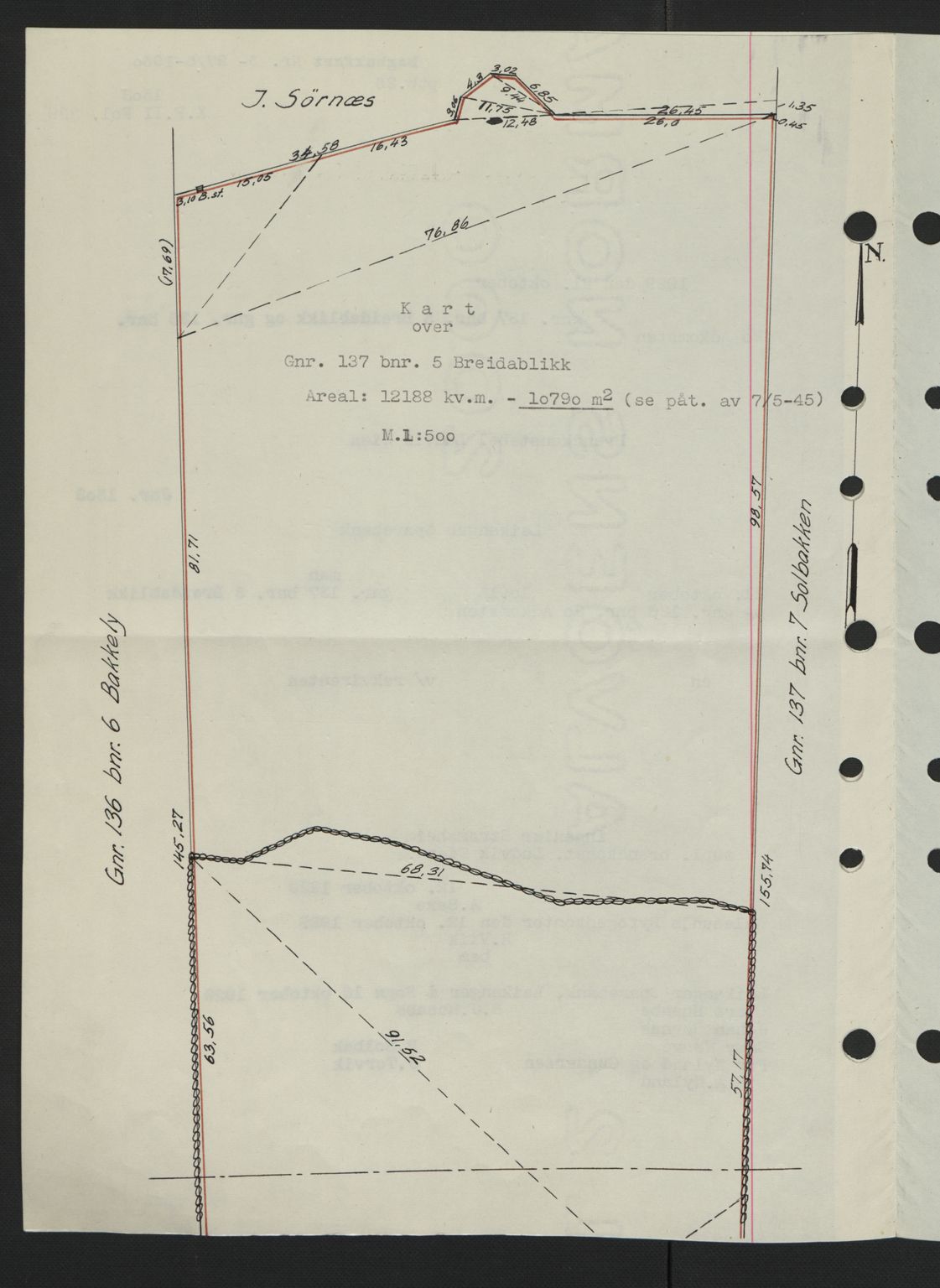 Ålesund byfogd, AV/SAT-A-4384: Mortgage book no. 36a, 1944-1945, Diary no: : 207/1945