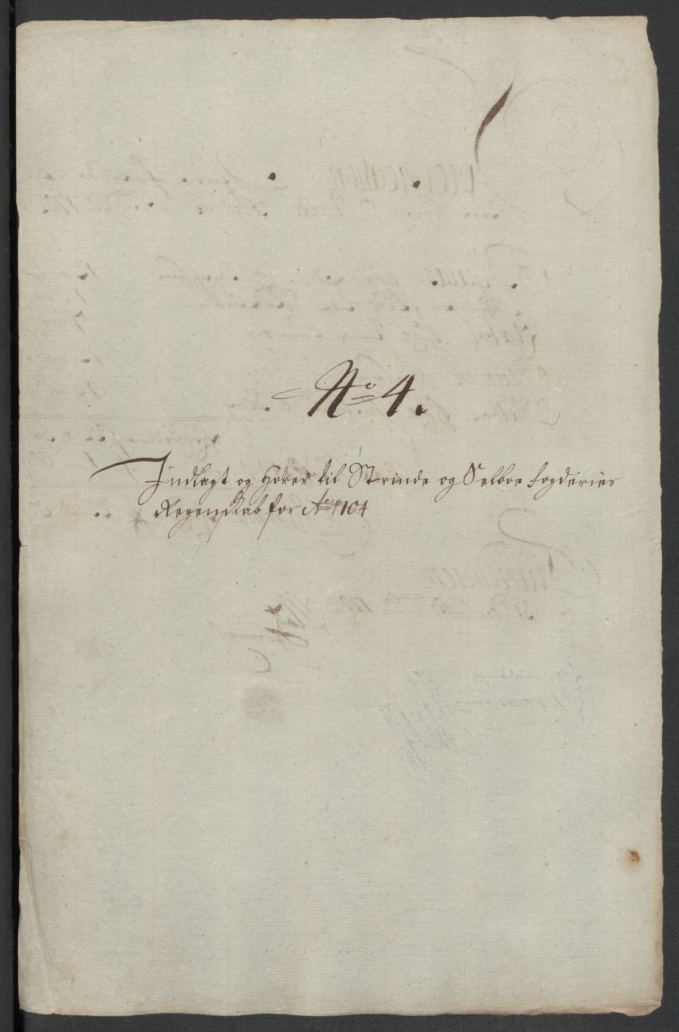 Rentekammeret inntil 1814, Reviderte regnskaper, Fogderegnskap, RA/EA-4092/R61/L4109: Fogderegnskap Strinda og Selbu, 1704-1706, p. 94