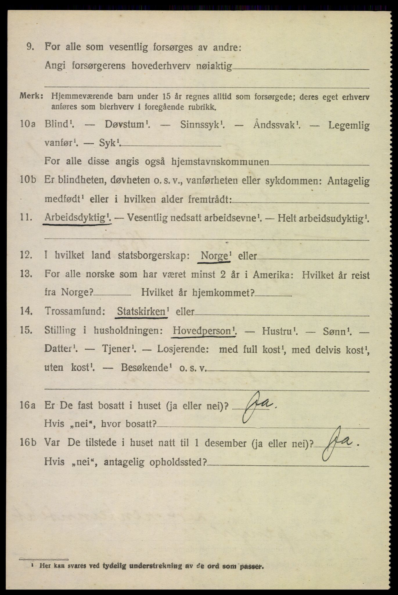 SAH, 1920 census for Øyer, 1920, p. 1528