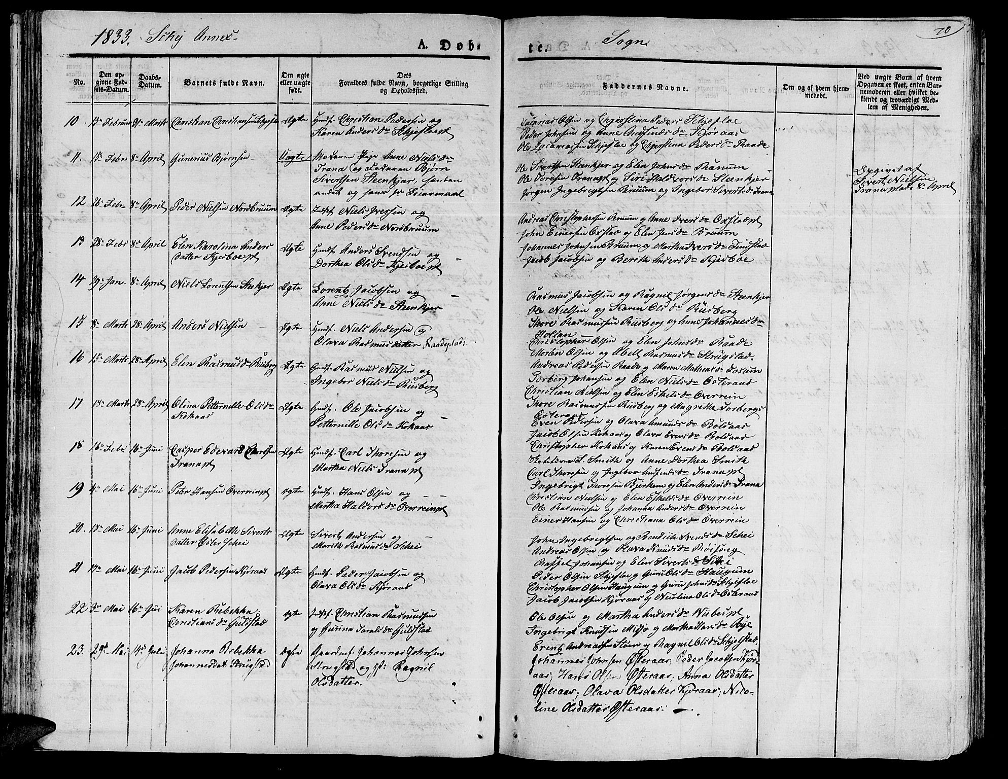Ministerialprotokoller, klokkerbøker og fødselsregistre - Nord-Trøndelag, AV/SAT-A-1458/735/L0336: Parish register (official) no. 735A05 /2, 1825-1835, p. 70