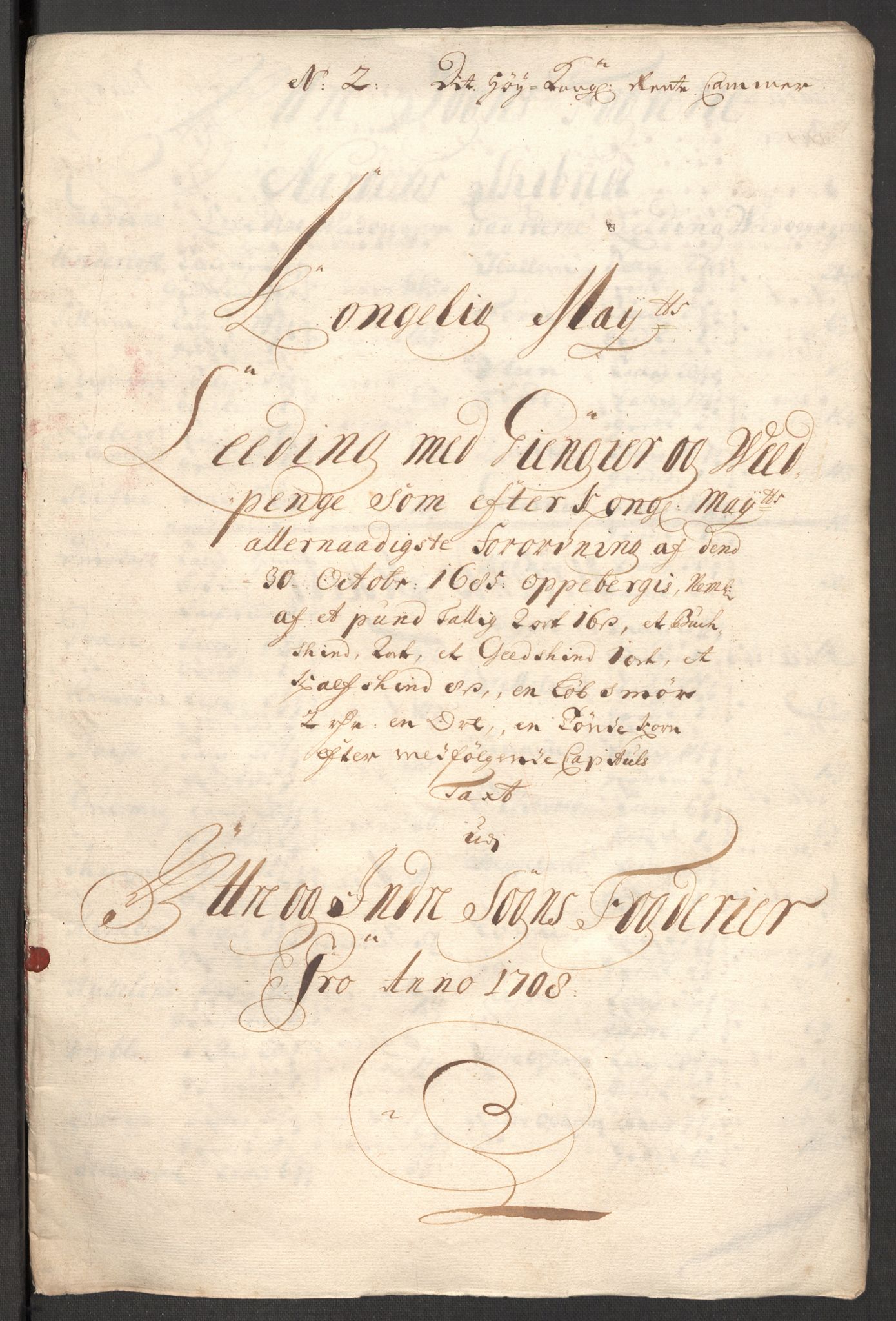 Rentekammeret inntil 1814, Reviderte regnskaper, Fogderegnskap, AV/RA-EA-4092/R52/L3315: Fogderegnskap Sogn, 1708, p. 92