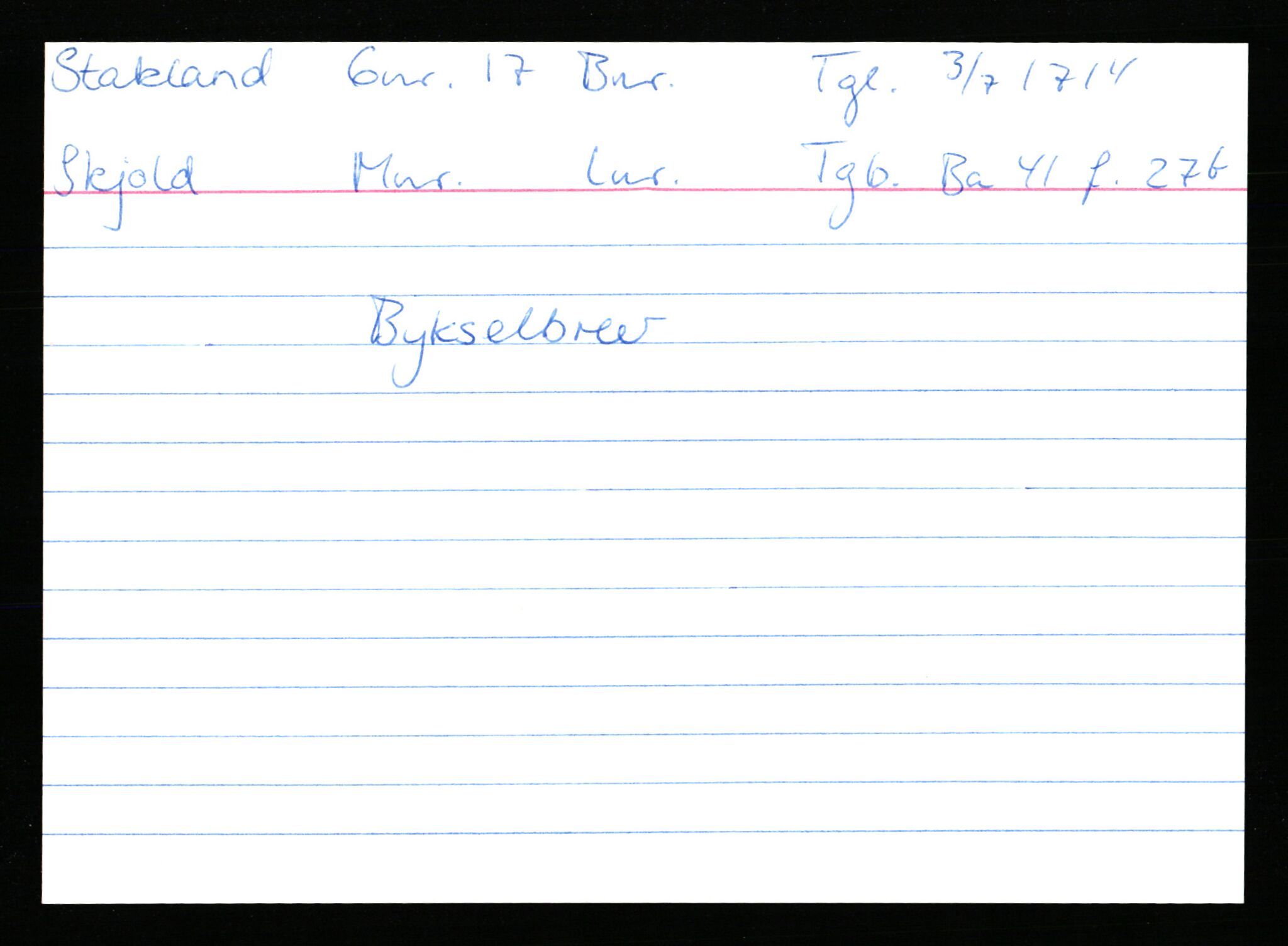 Statsarkivet i Stavanger, AV/SAST-A-101971/03/Y/Ym/L0054: Åstedskort sortert etter gårdsnavn: Soleim - Stavneim, 1600-1950, p. 207