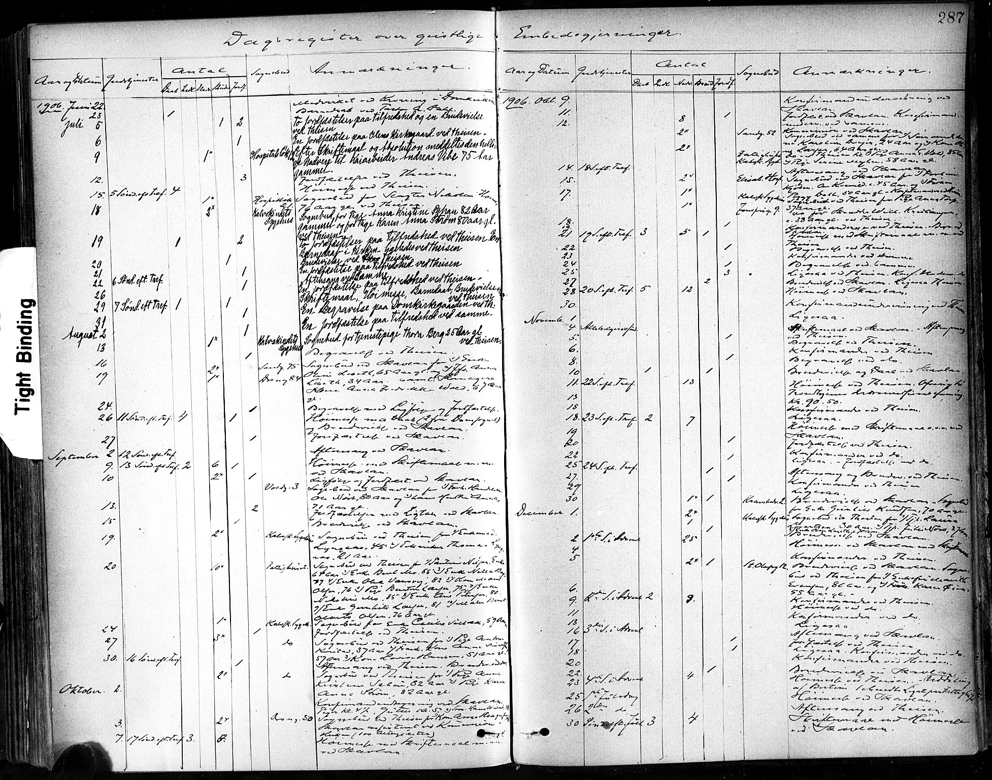 Ministerialprotokoller, klokkerbøker og fødselsregistre - Sør-Trøndelag, SAT/A-1456/602/L0120: Parish register (official) no. 602A18, 1880-1913, p. 287