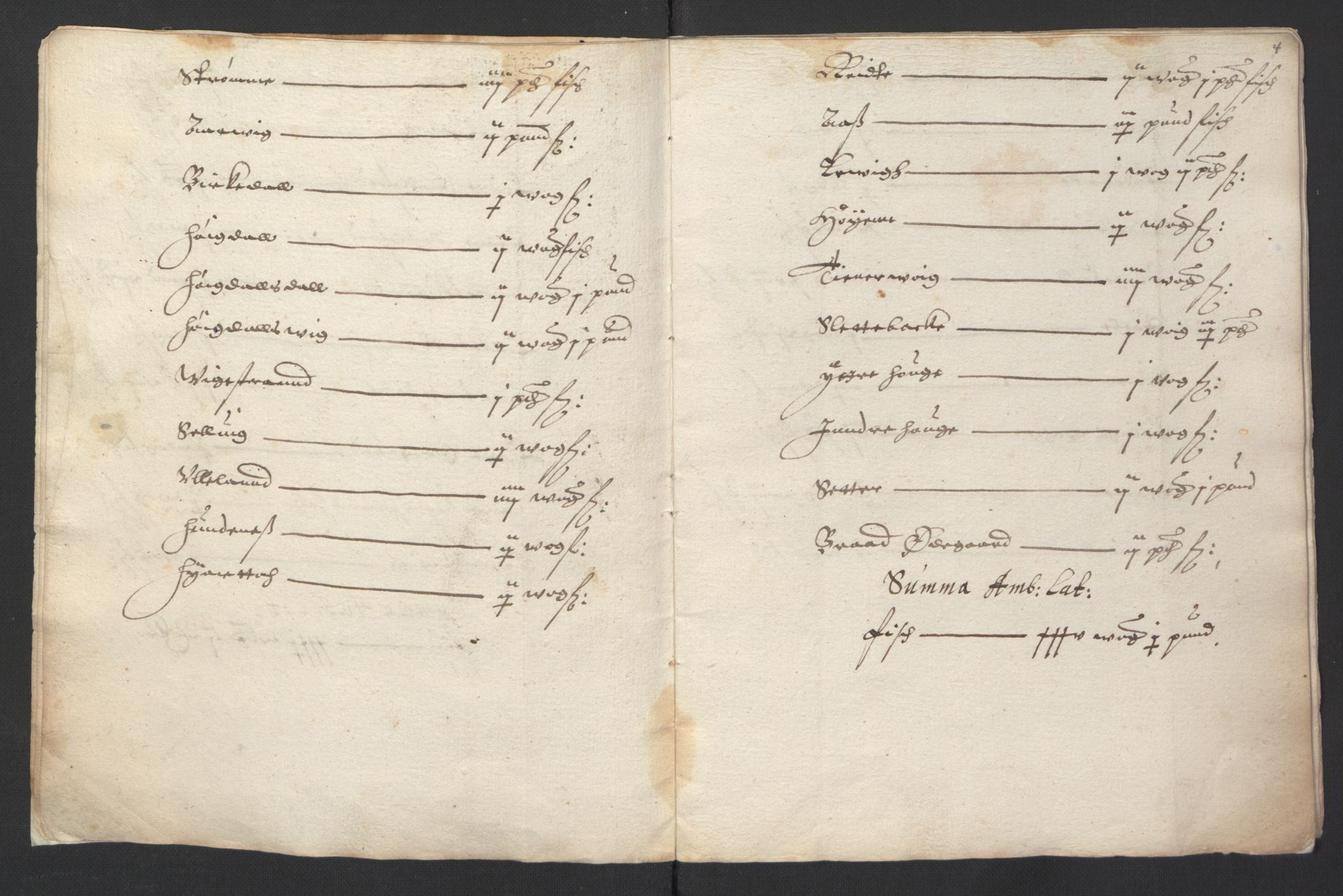 Stattholderembetet 1572-1771, AV/RA-EA-2870/Ek/L0007/0001: Jordebøker til utlikning av rosstjeneste 1624-1626: / Adelsjordebøker, 1624-1625, p. 343