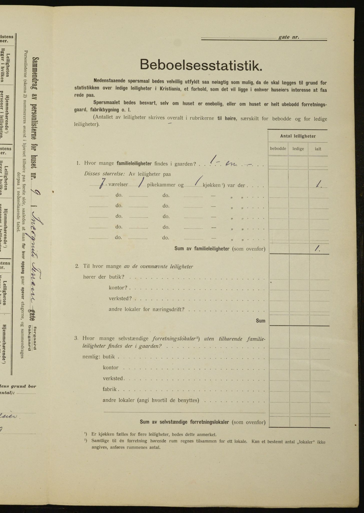 OBA, Municipal Census 1912 for Kristiania, 1912, p. 44867