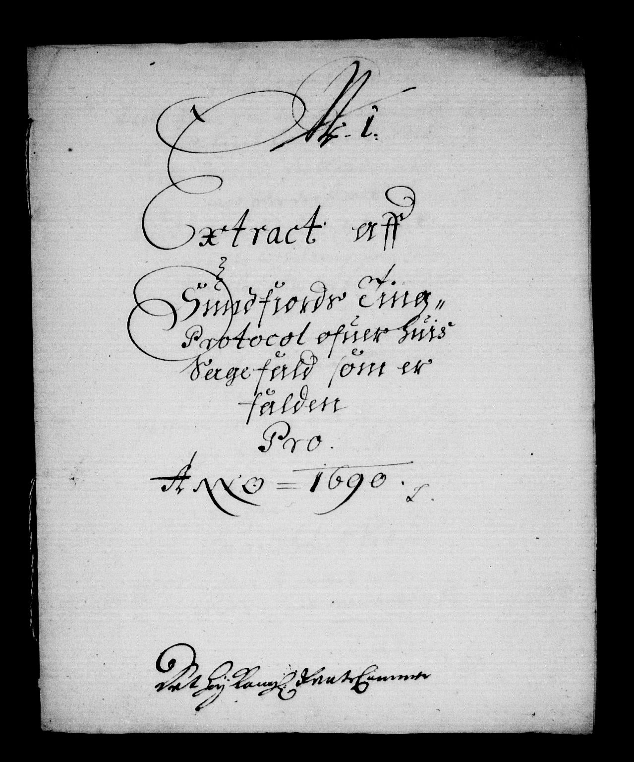 Rentekammeret inntil 1814, Reviderte regnskaper, Stiftamtstueregnskaper, Bergen stiftamt, AV/RA-EA-6043/R/Rc/L0093: Bergen stiftamt, 1690