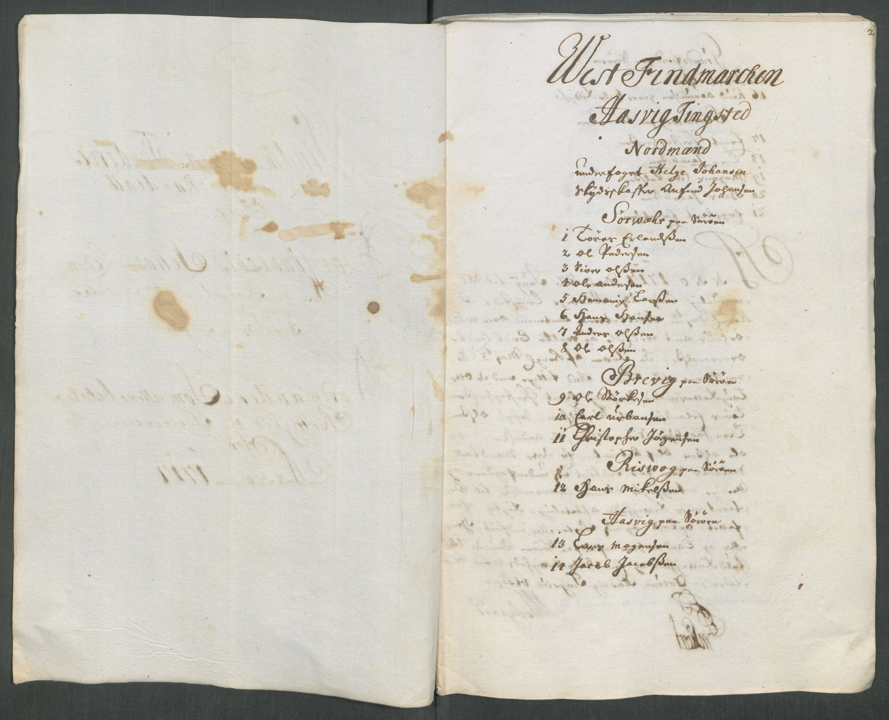 Rentekammeret inntil 1814, Reviderte regnskaper, Fogderegnskap, AV/RA-EA-4092/R69/L4857: Fogderegnskap Finnmark/Vardøhus, 1716-1718, p. 217