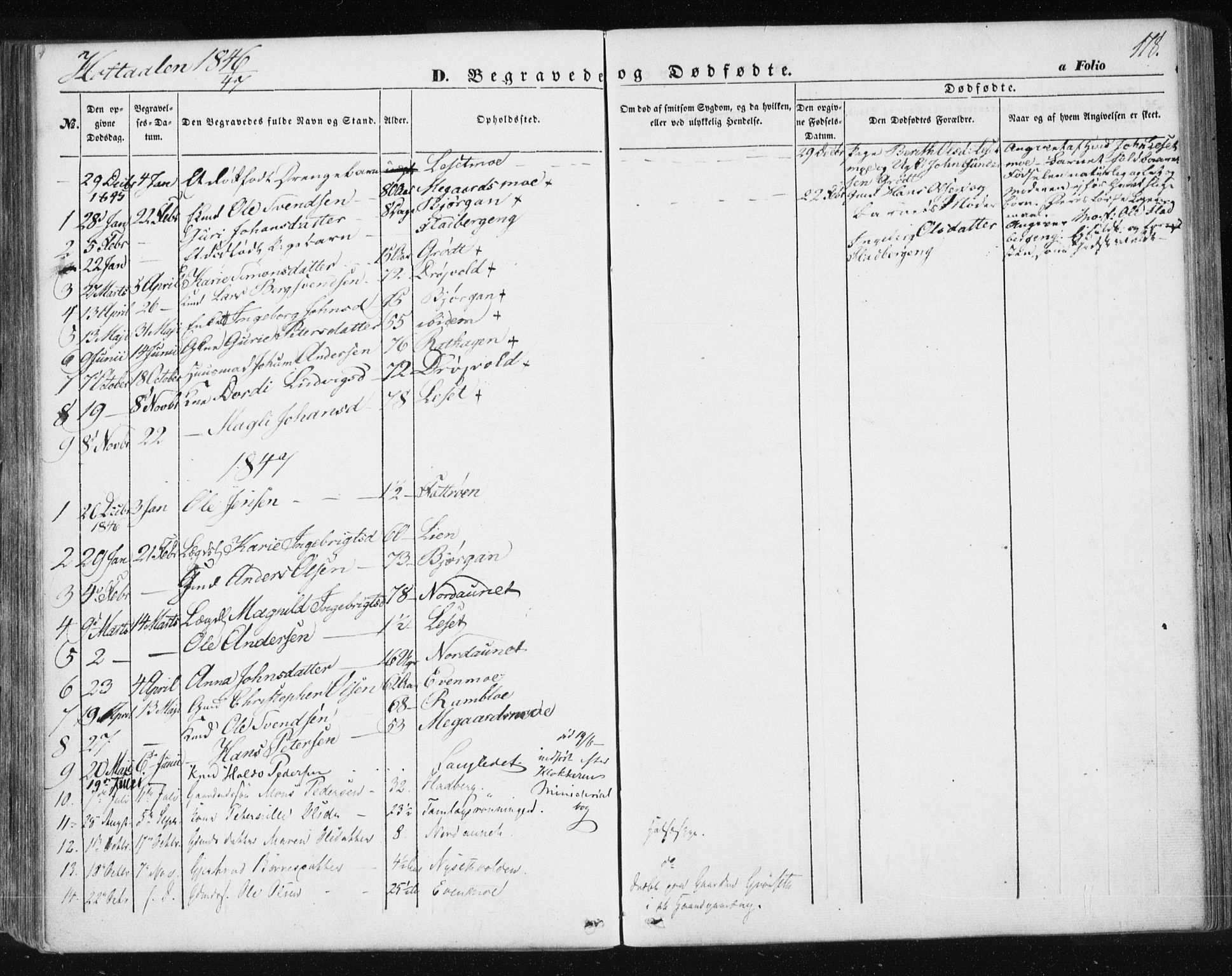 Ministerialprotokoller, klokkerbøker og fødselsregistre - Sør-Trøndelag, SAT/A-1456/685/L0963: Parish register (official) no. 685A06 /1, 1846-1859, p. 178