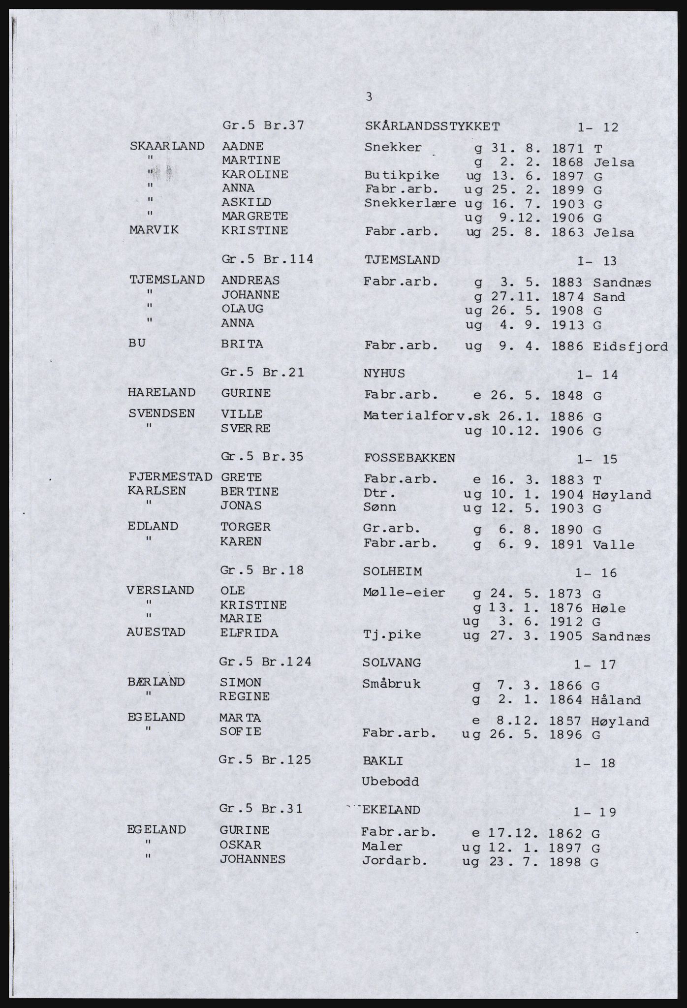 SAST, Copy of 1920 census for parts of Jæren, 1920, p. 9