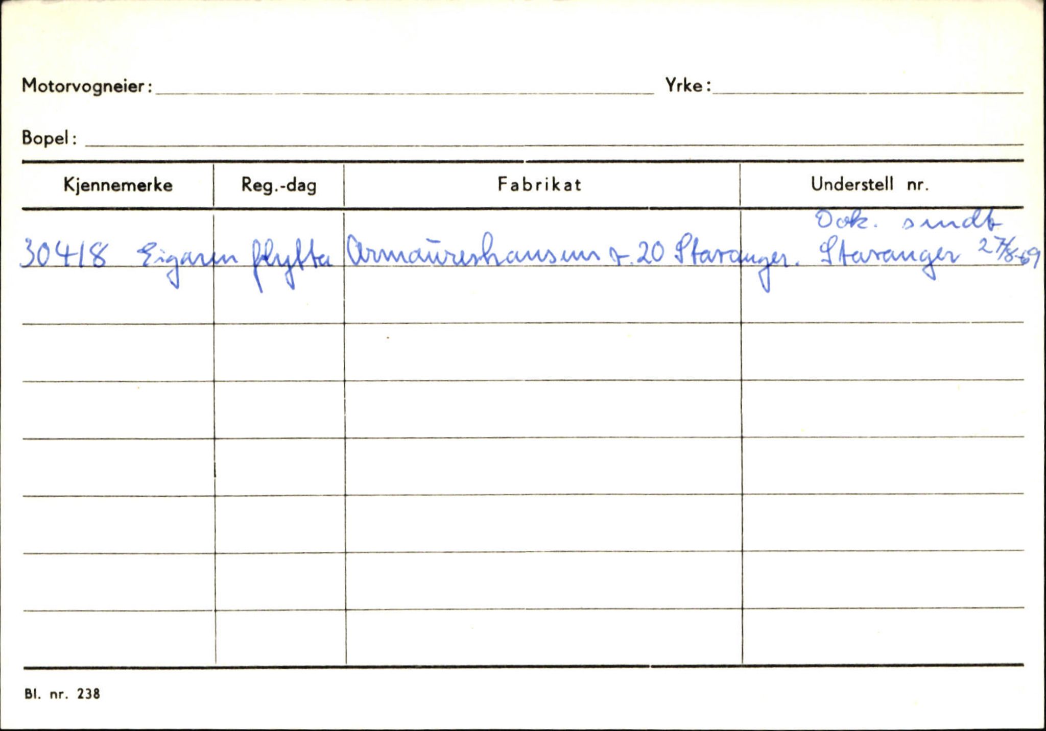 Statens vegvesen, Sogn og Fjordane vegkontor, AV/SAB-A-5301/4/F/L0130: Eigarregister Eid T-Å. Høyanger A-O, 1945-1975, p. 2316