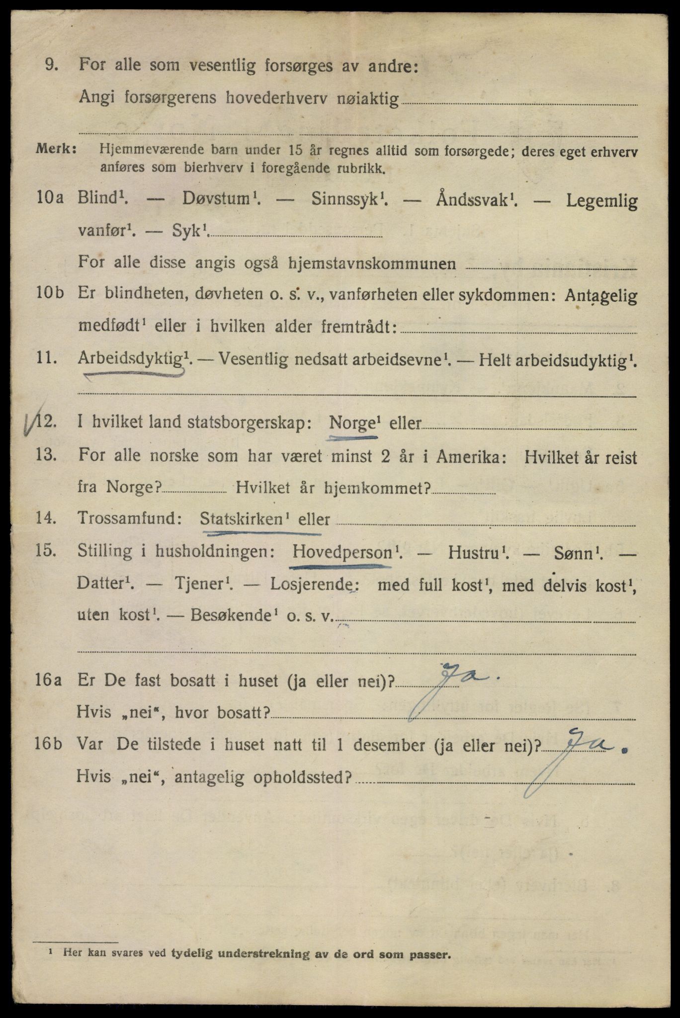 SAO, 1920 census for Kristiania, 1920, p. 519136