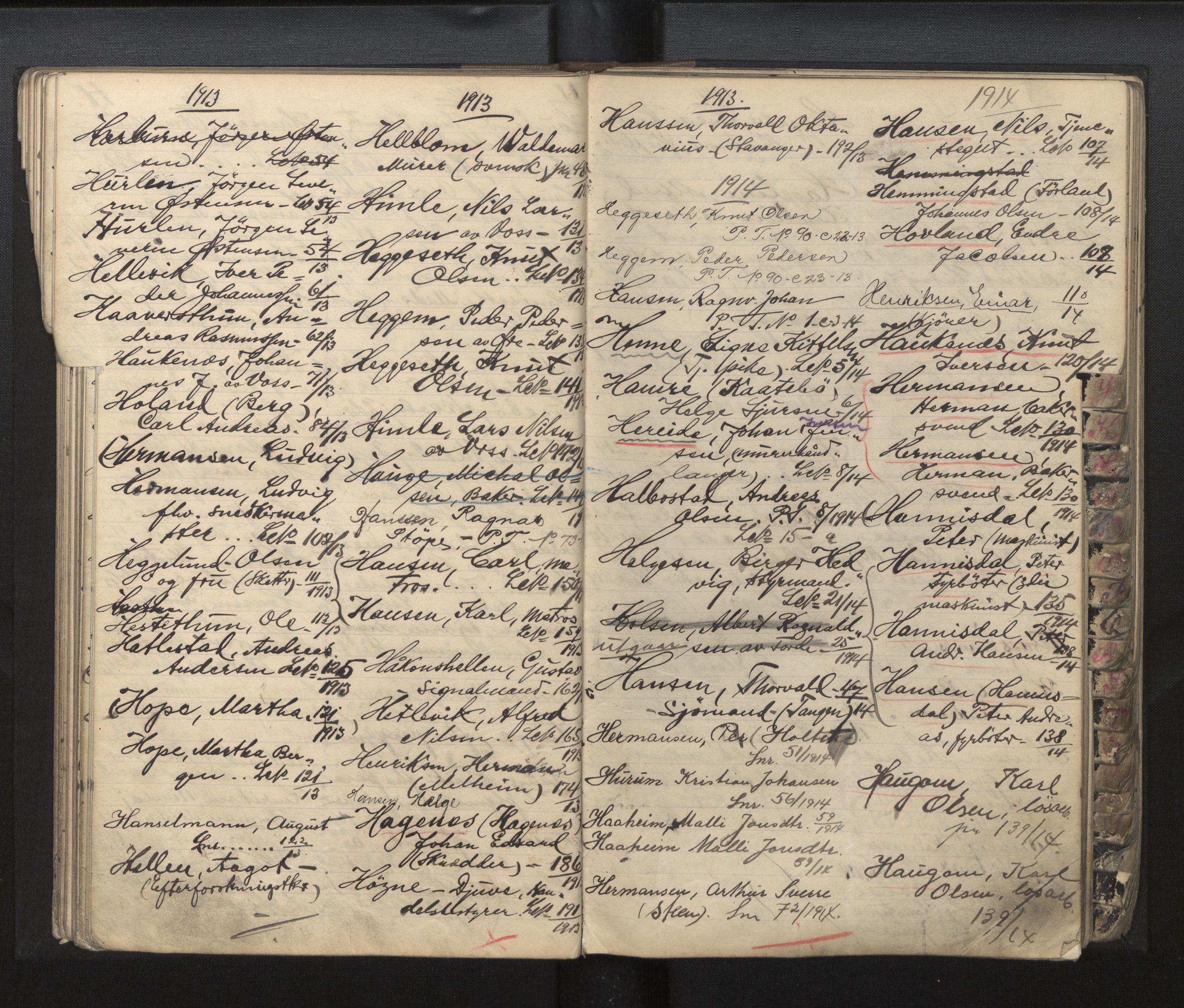 Bergen politikammer / politidistrikt, AV/SAB-A-60401/J.a/J.ac/L0002: Emigrantforbudsregister, 1894-1920