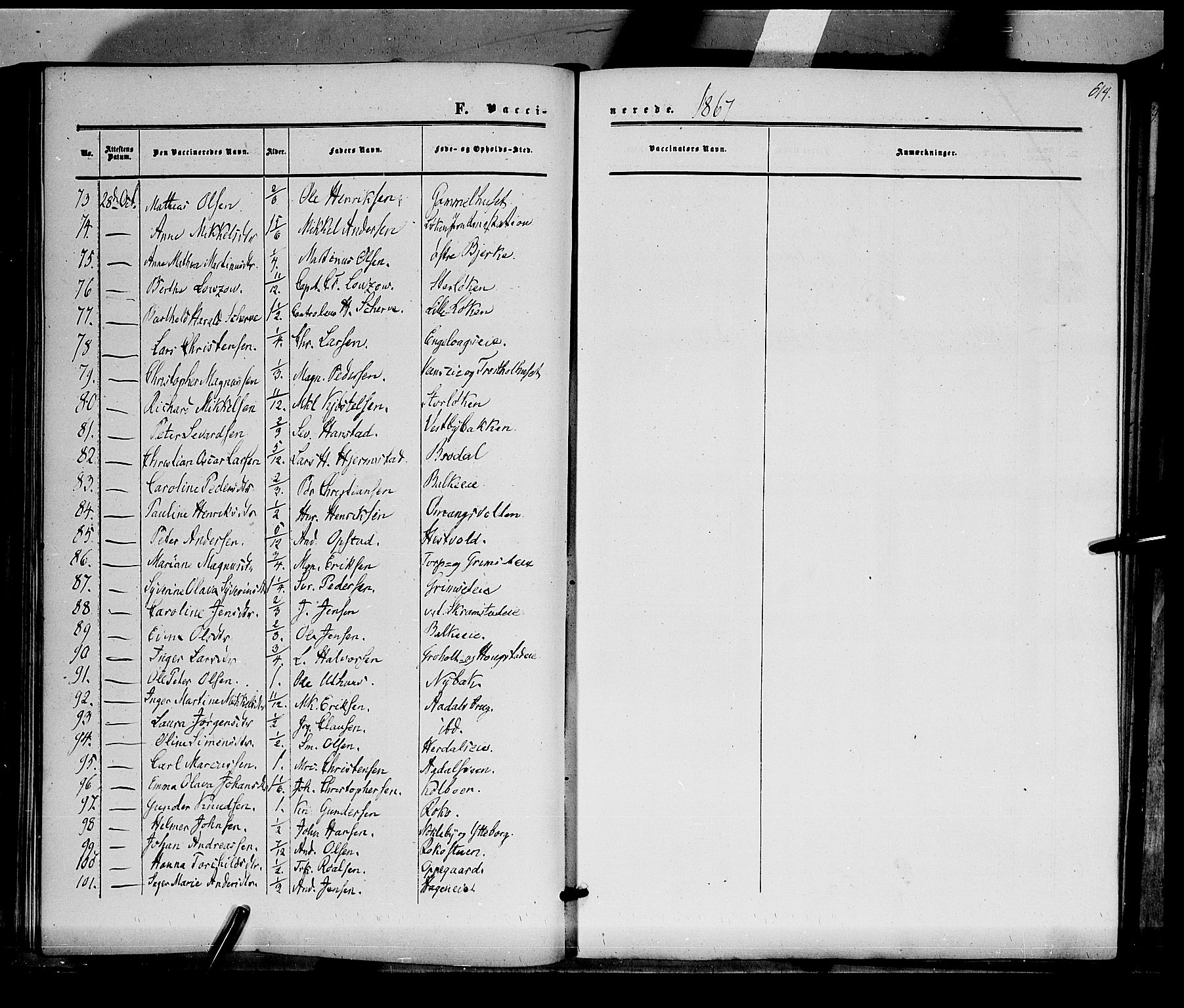 Løten prestekontor, AV/SAH-PREST-022/K/Ka/L0008: Parish register (official) no. 8, 1860-1877, p. 614