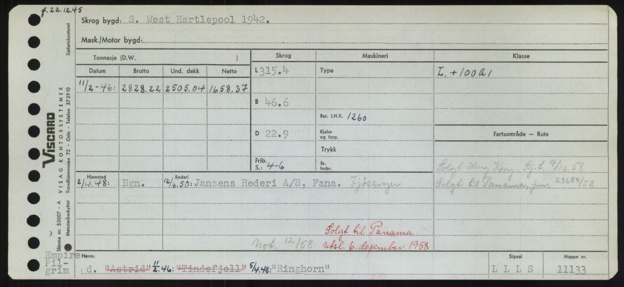 Sjøfartsdirektoratet med forløpere, Skipsmålingen, AV/RA-S-1627/H/Hd/L0030: Fartøy, Q-Riv, p. 567