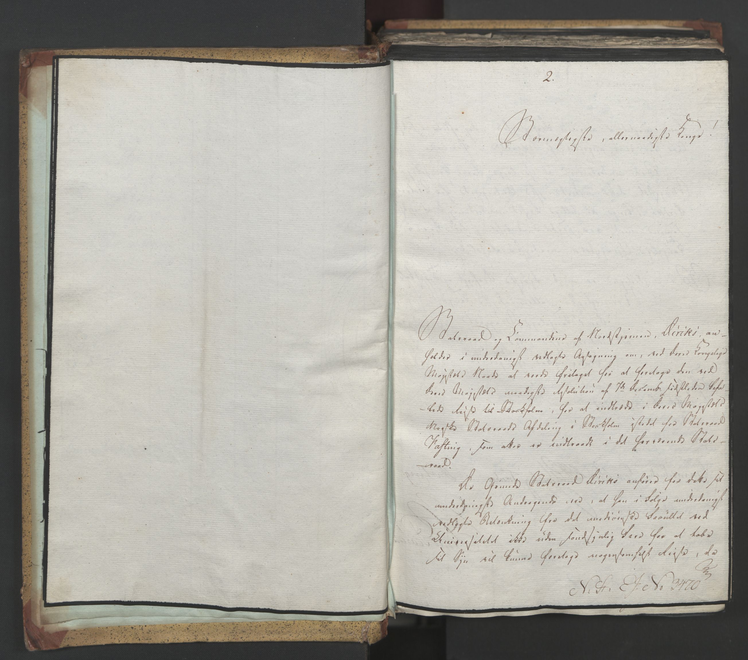 Statsrådsavdelingen i Stockholm, AV/RA-S-1003/D/Da/L0017: Regjeringsinnstillinger nr. 3469-3598, 1819, p. 5