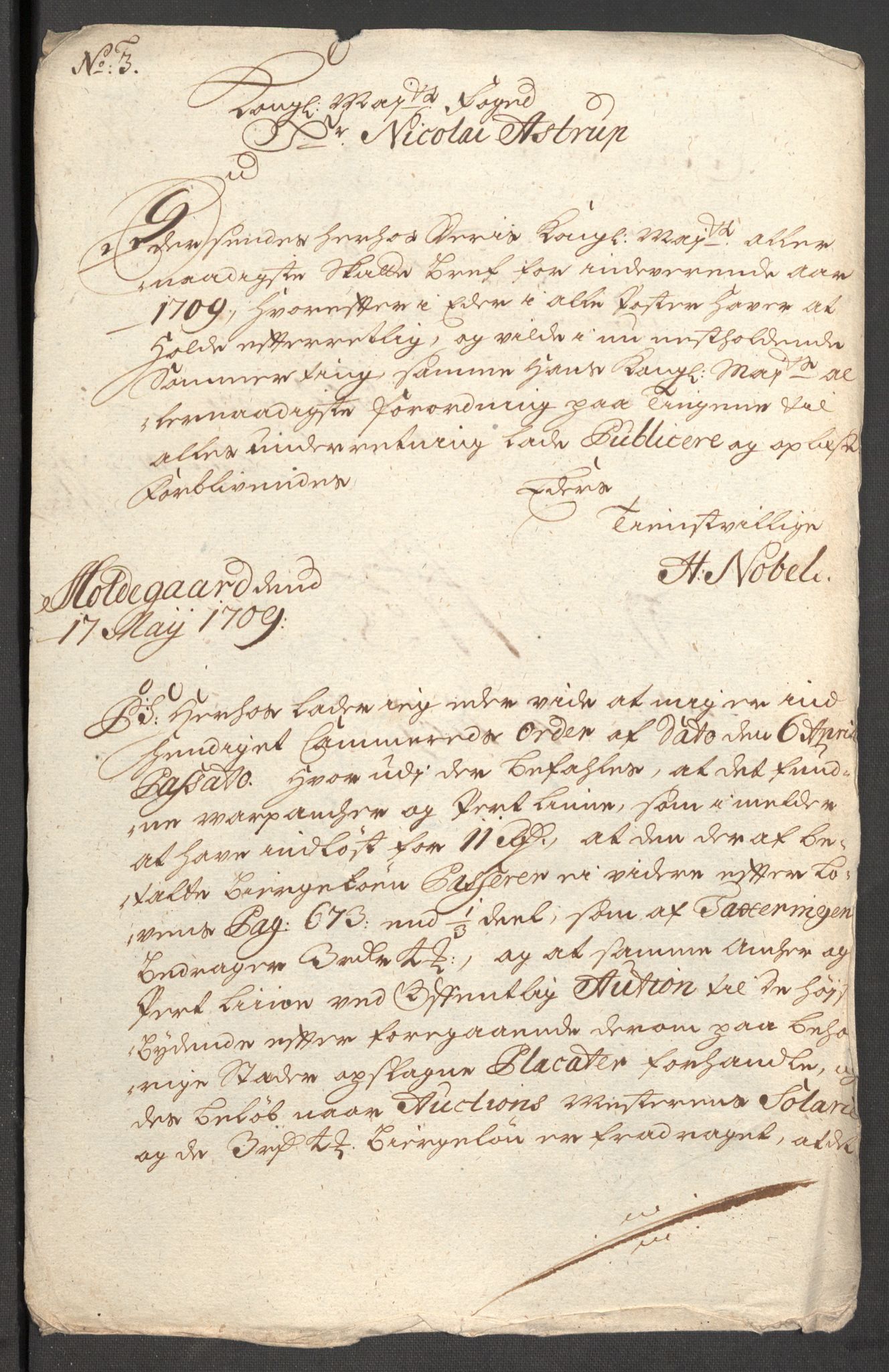 Rentekammeret inntil 1814, Reviderte regnskaper, Fogderegnskap, AV/RA-EA-4092/R54/L3562: Fogderegnskap Sunnmøre, 1708-1709, p. 352